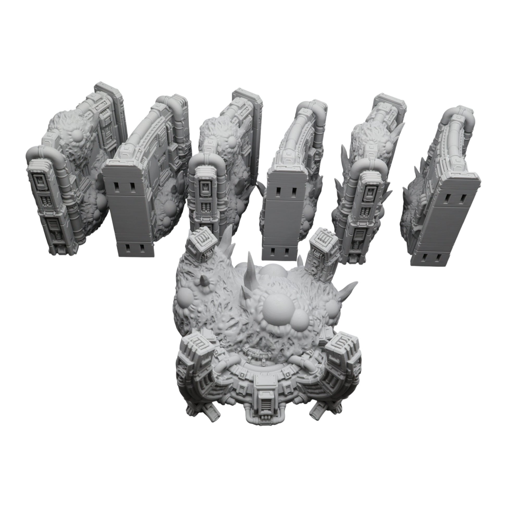 Wargaming 28mm scatter terrain scenery showing 3D-printed item that is compatible with games such as Warhammer 40K, Star Wars Legions, D+D, Dungeons and Dragons, Sci-Fi, Fantasy and other miniature tabletop games. Brand Jawar3d found at www.jawar3d.co.uk.