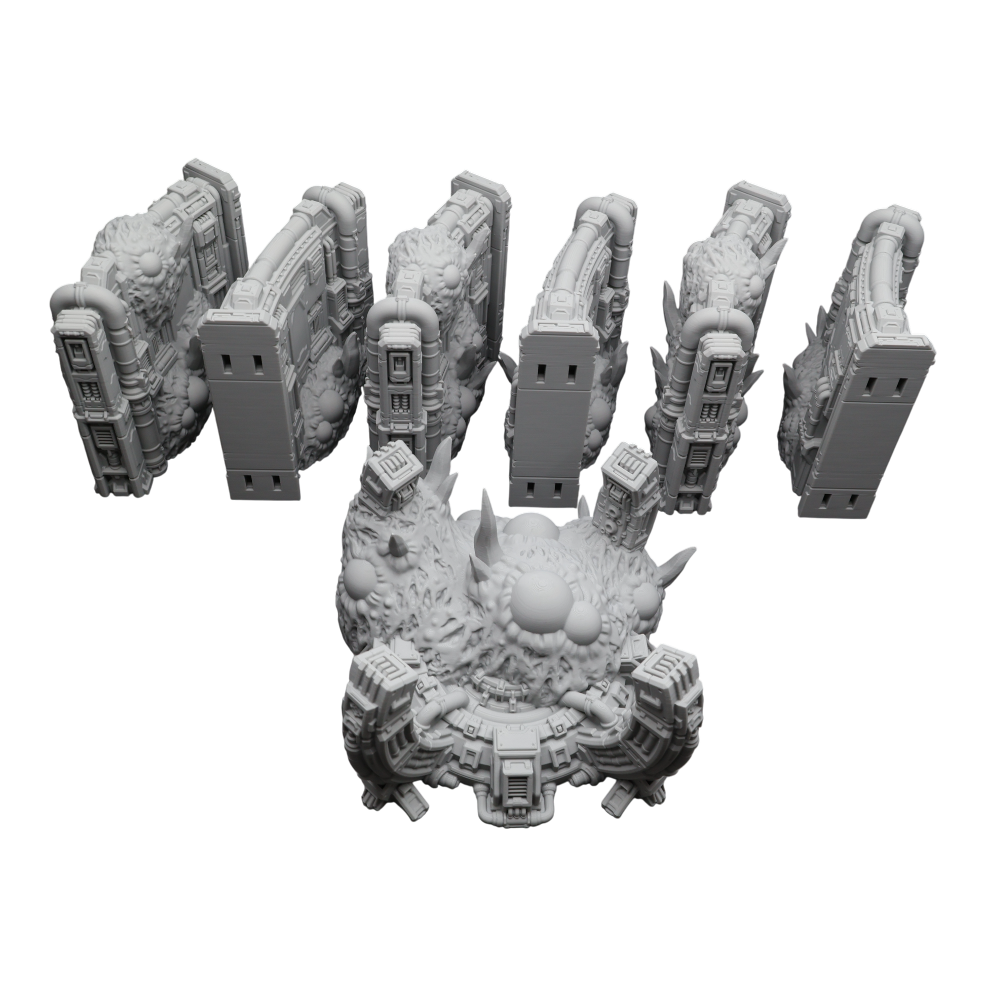Wargaming 28mm scatter terrain scenery showing 3D-printed item that is compatible with games such as Warhammer 40K, Star Wars Legions, D+D, Dungeons and Dragons, Sci-Fi, Fantasy and other miniature tabletop games. Brand Jawar3d found at www.jawar3d.co.uk.