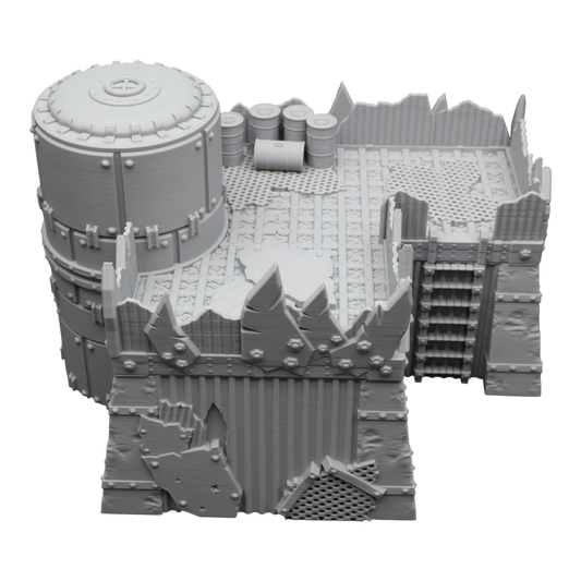 Wargaming 28mm scatter terrain scenery showing 3D-printed item that is compatible with games such as Warhammer 40K, Star Wars Legions, D+D, Dungeons and Dragons, Sci-Fi, Fantasy and other miniature tabletop games. Brand Jawar3d found at www.jawar3d.co.uk.