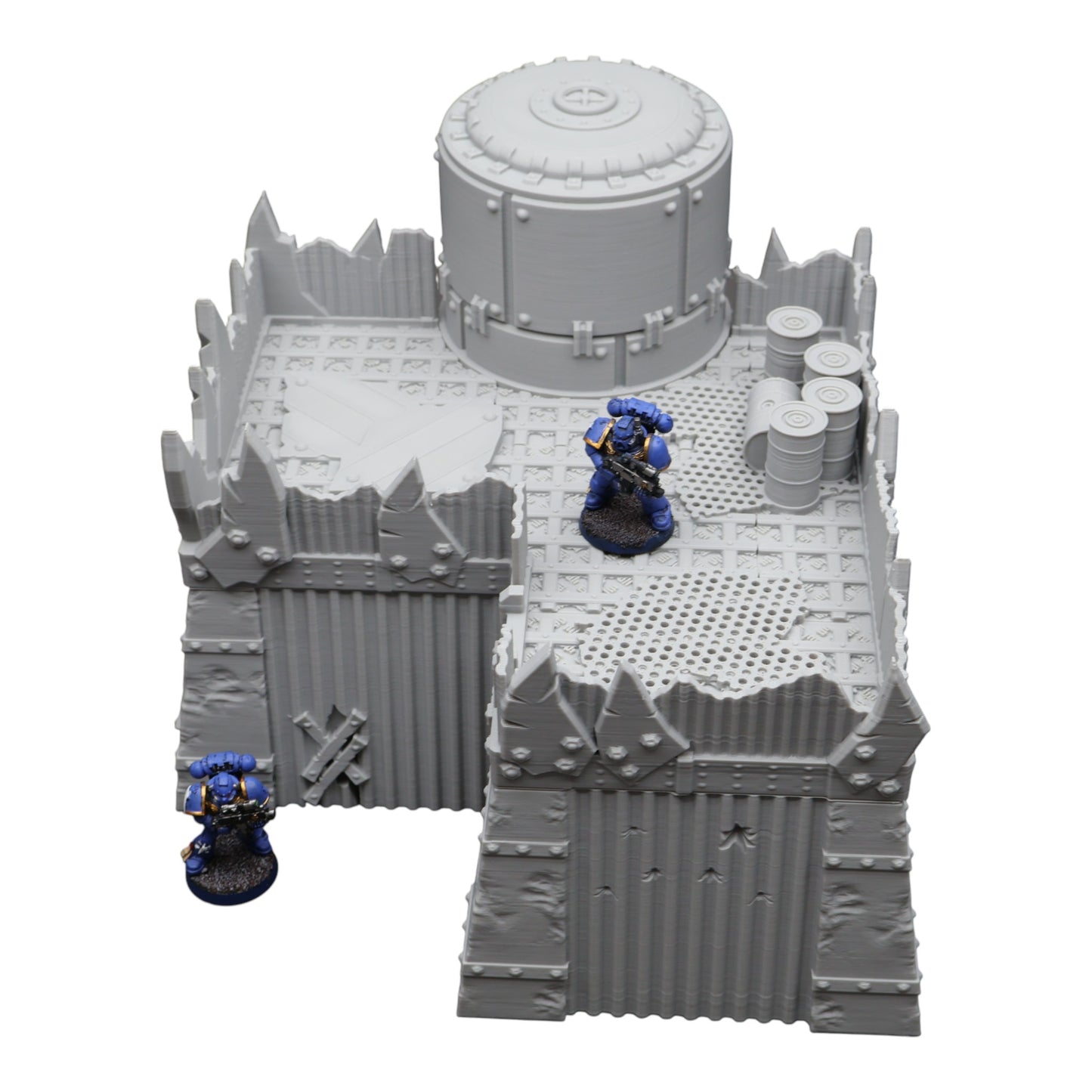Wargaming 28mm scatter terrain scenery showing 3D-printed item that is compatible with games such as Warhammer 40K, Star Wars Legions, D+D, Dungeons and Dragons, Sci-Fi, Fantasy and other miniature tabletop games. Brand Jawar3d found at www.jawar3d.co.uk.