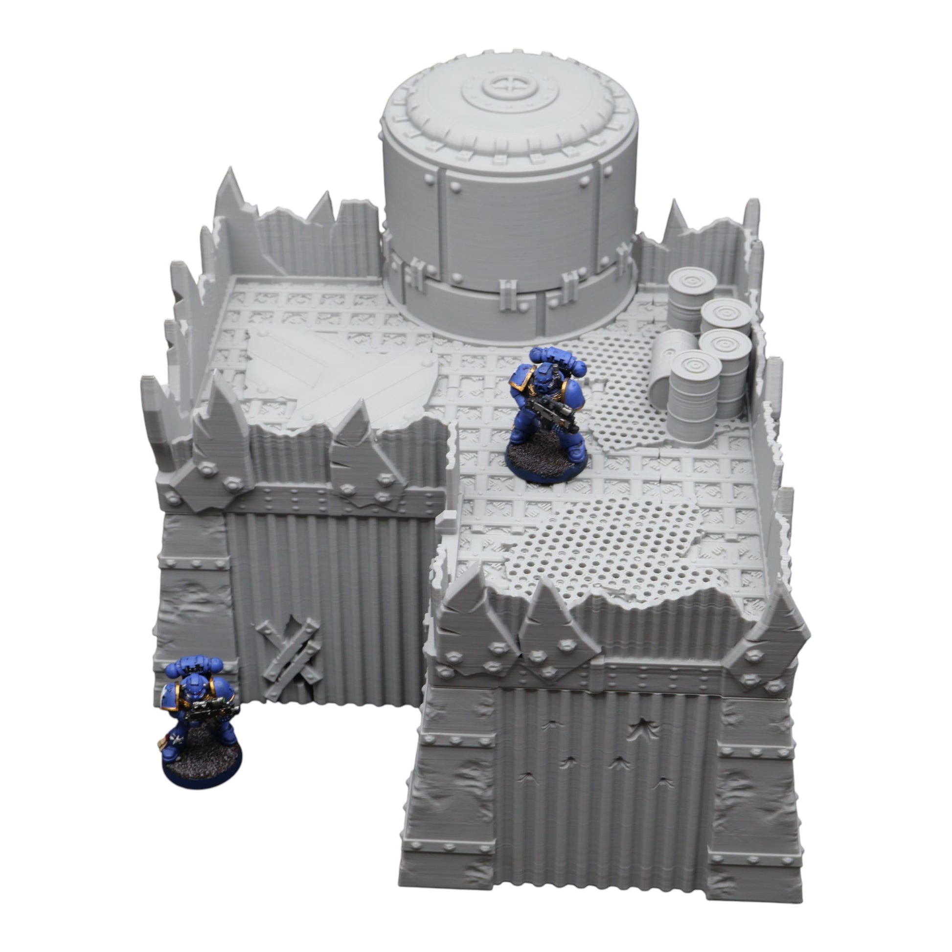 Wargaming 28mm scatter terrain scenery showing 3D-printed item that is compatible with games such as Warhammer 40K, Star Wars Legions, D+D, Dungeons and Dragons, Sci-Fi, Fantasy and other miniature tabletop games. Brand Jawar3d found at www.jawar3d.co.uk.