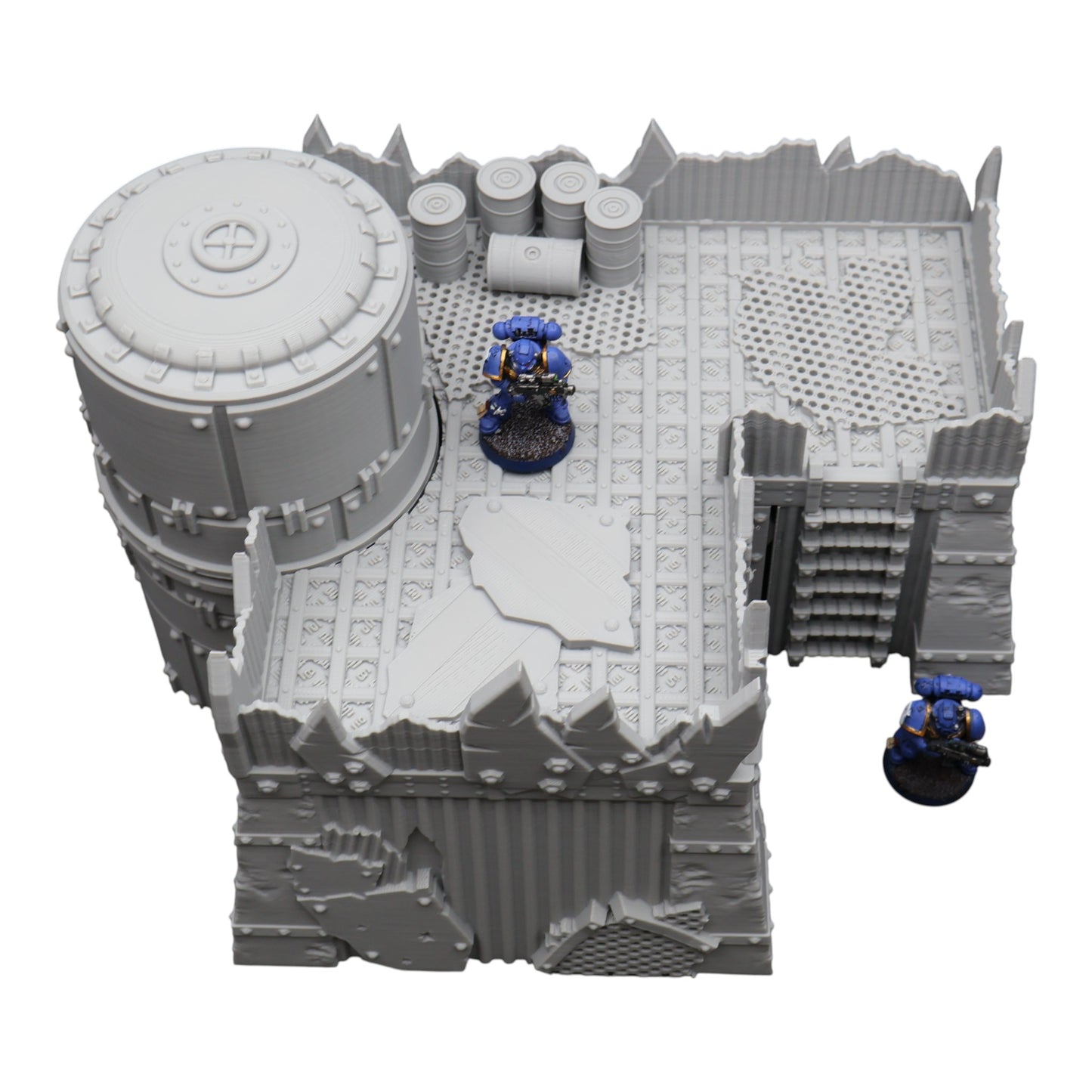 Wargaming 28mm scatter terrain scenery showing 3D-printed item that is compatible with games such as Warhammer 40K, Star Wars Legions, D+D, Dungeons and Dragons, Sci-Fi, Fantasy and other miniature tabletop games. Brand Jawar3d found at www.jawar3d.co.uk.