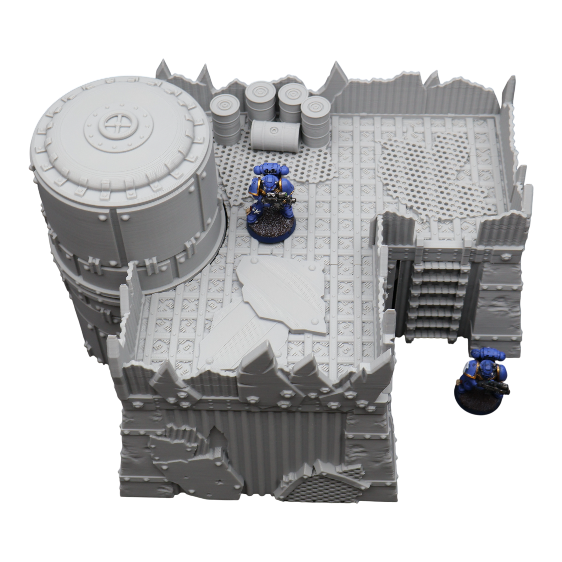 Wargaming 28mm scatter terrain scenery showing 3D-printed item that is compatible with games such as Warhammer 40K, Star Wars Legions, D+D, Dungeons and Dragons, Sci-Fi, Fantasy and other miniature tabletop games. Brand Jawar3d found at www.jawar3d.co.uk.