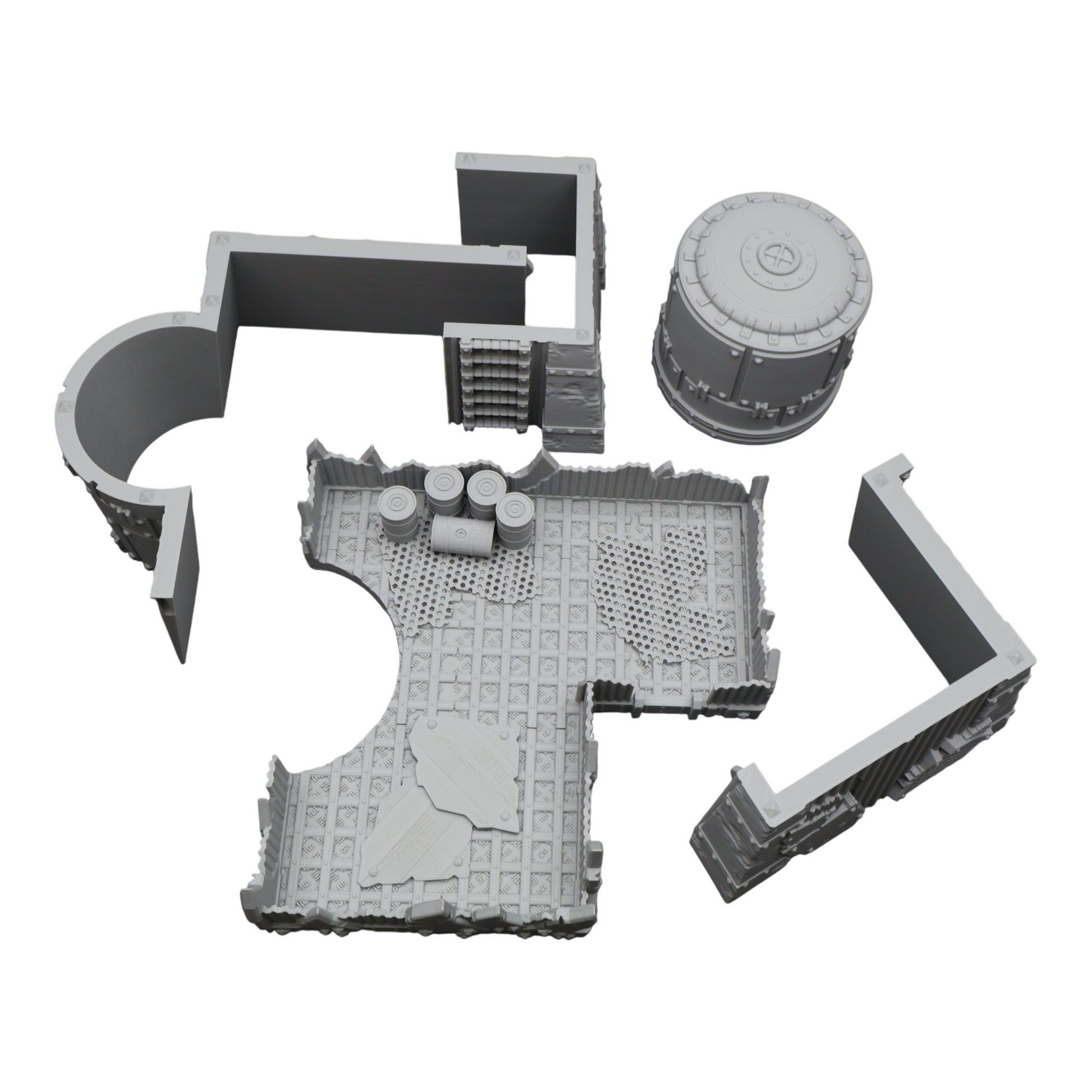 Wargaming 28mm scatter terrain scenery showing 3D-printed item that is compatible with games such as Warhammer 40K, Star Wars Legions, D+D, Dungeons and Dragons, Sci-Fi, Fantasy and other miniature tabletop games. Brand Jawar3d found at www.jawar3d.co.uk.