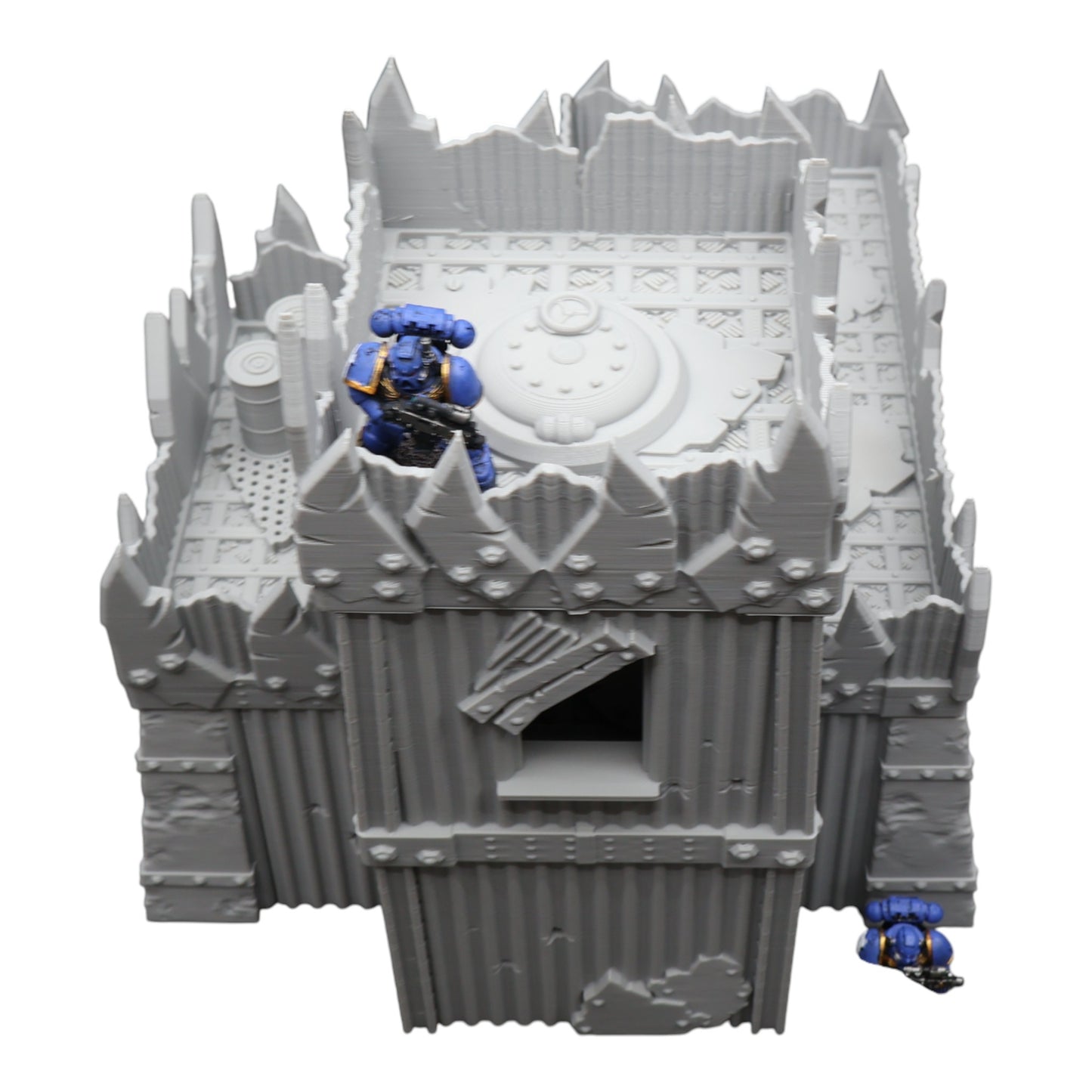 Wargaming 28mm scatter terrain scenery showing 3D-printed item that is compatible with games such as Warhammer 40K, Star Wars Legions, D+D, Dungeons and Dragons, Sci-Fi, Fantasy and other miniature tabletop games. Brand Jawar3d found at www.jawar3d.co.uk.