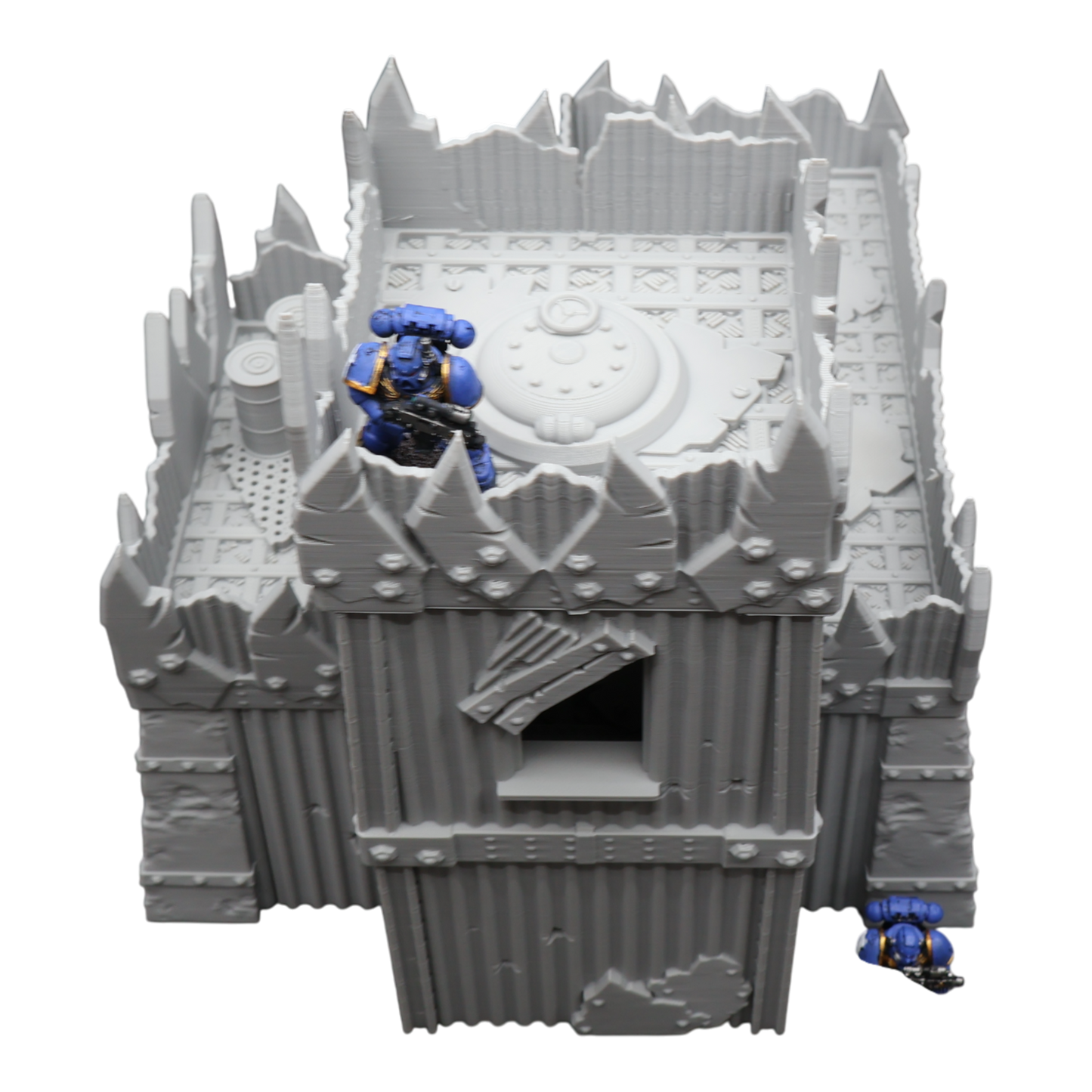 Wargaming 28mm scatter terrain scenery showing 3D-printed item that is compatible with games such as Warhammer 40K, Star Wars Legions, D+D, Dungeons and Dragons, Sci-Fi, Fantasy and other miniature tabletop games. Brand Jawar3d found at www.jawar3d.co.uk.