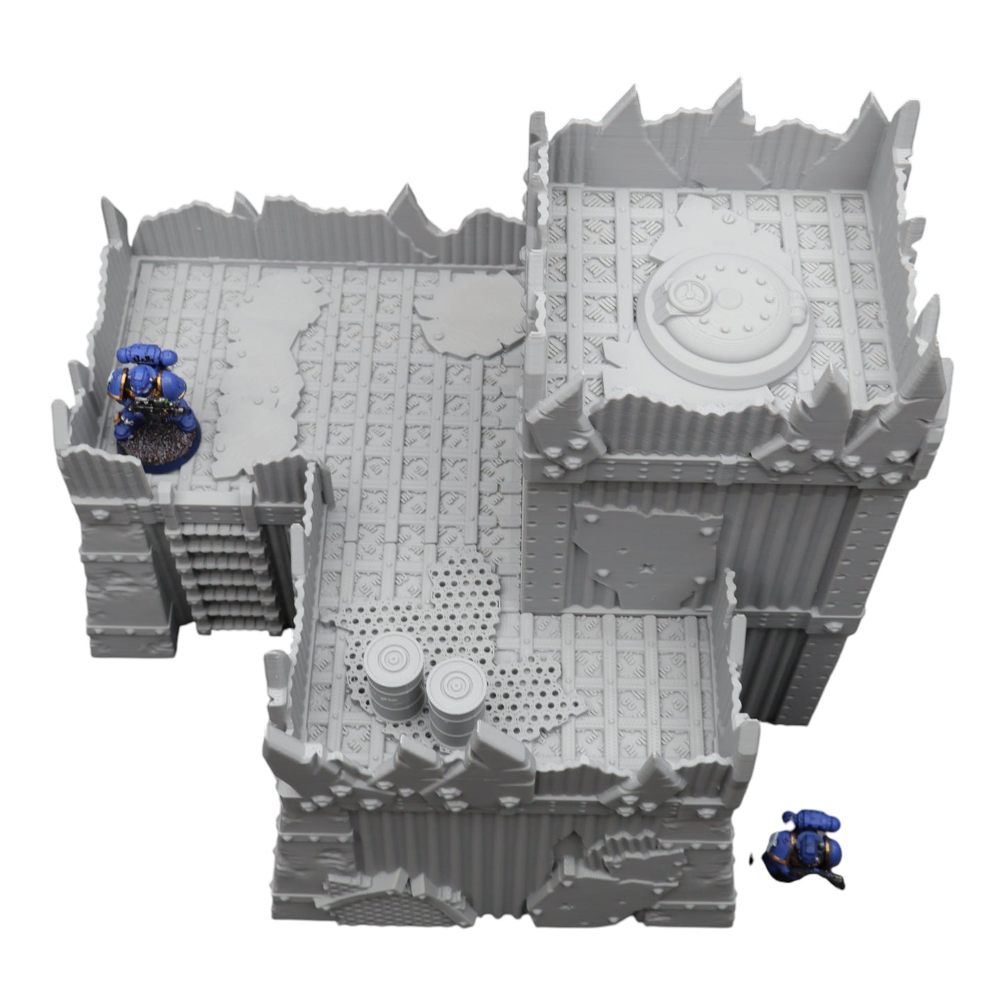 Wargaming 28mm scatter terrain scenery showing 3D-printed item that is compatible with games such as Warhammer 40K, Star Wars Legions, D+D, Dungeons and Dragons, Sci-Fi, Fantasy and other miniature tabletop games. Brand Jawar3d found at www.jawar3d.co.uk.