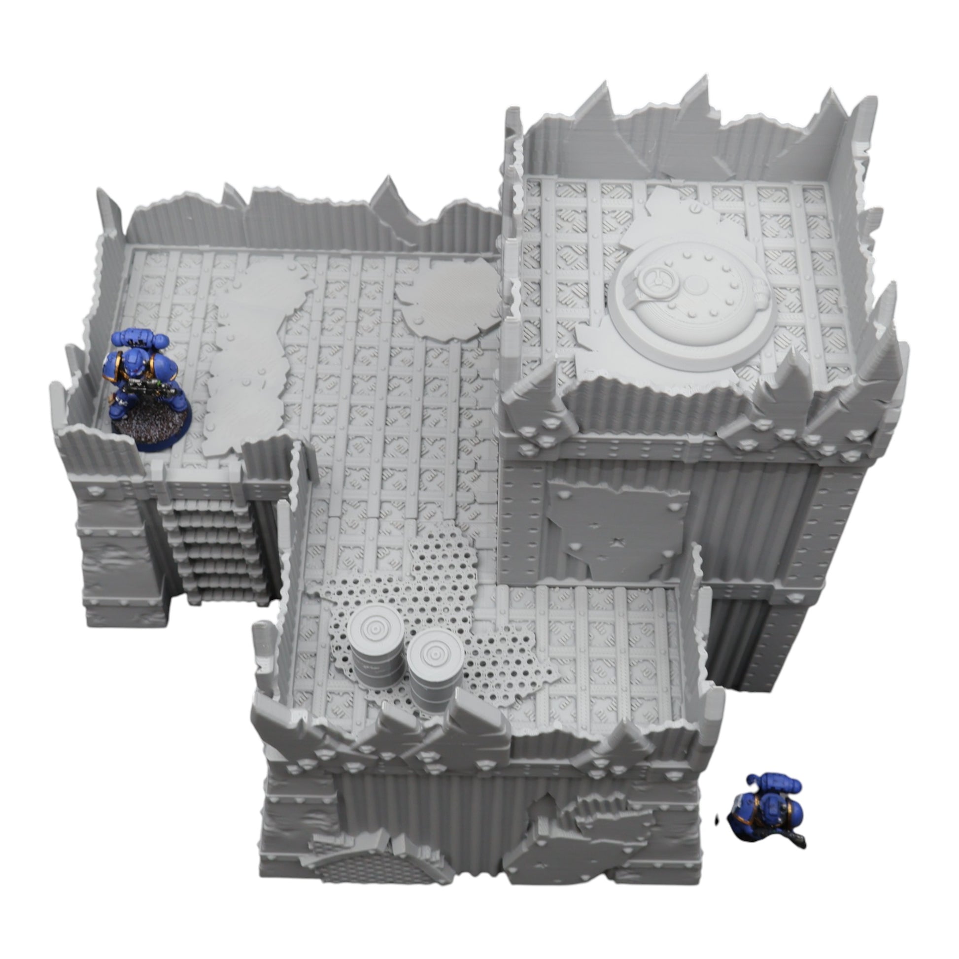 Wargaming 28mm scatter terrain scenery showing 3D-printed item that is compatible with games such as Warhammer 40K, Star Wars Legions, D+D, Dungeons and Dragons, Sci-Fi, Fantasy and other miniature tabletop games. Brand Jawar3d found at www.jawar3d.co.uk.