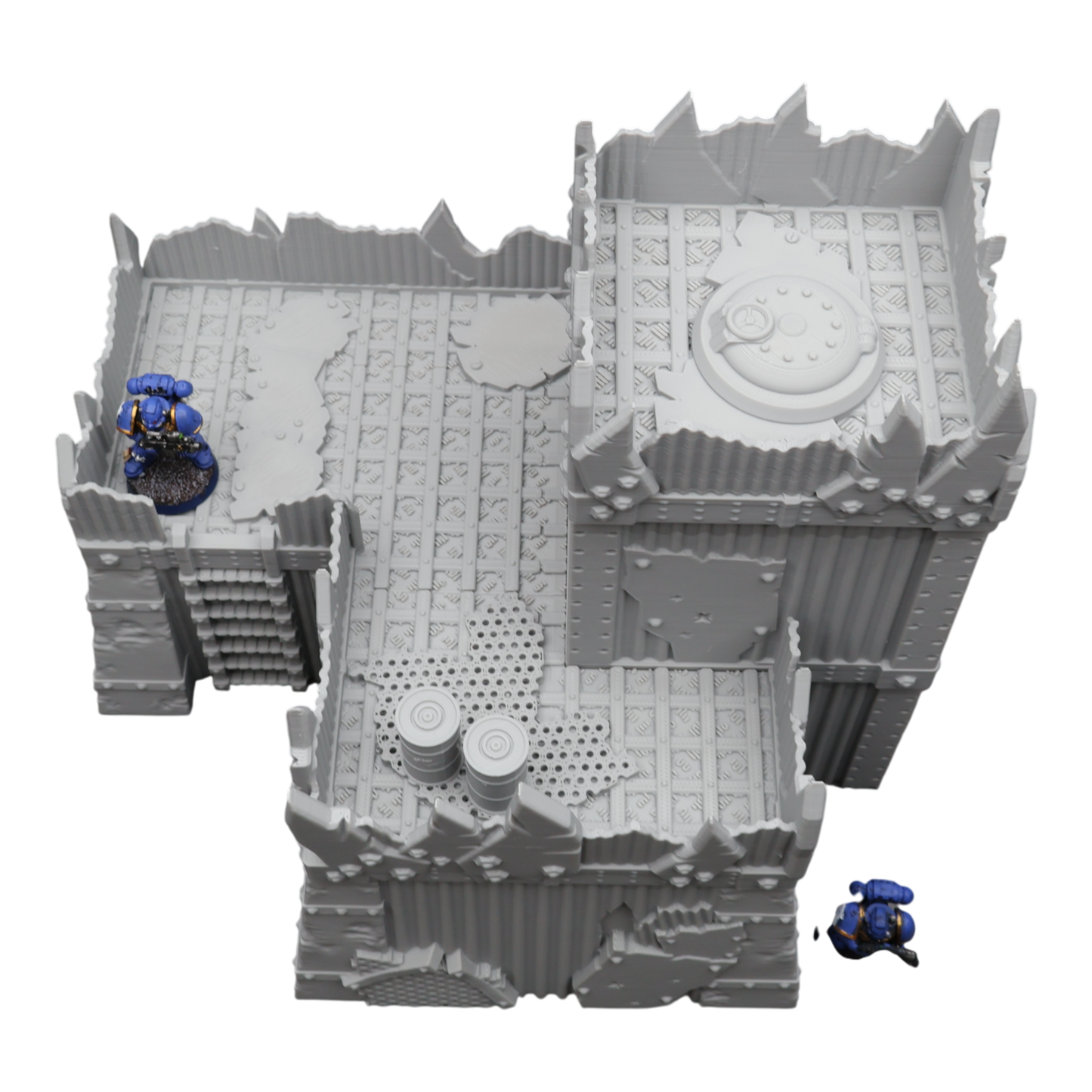 Wargaming 28mm scatter terrain scenery showing 3D-printed item that is compatible with games such as Warhammer 40K, Star Wars Legions, D+D, Dungeons and Dragons, Sci-Fi, Fantasy and other miniature tabletop games. Brand Jawar3d found at www.jawar3d.co.uk.