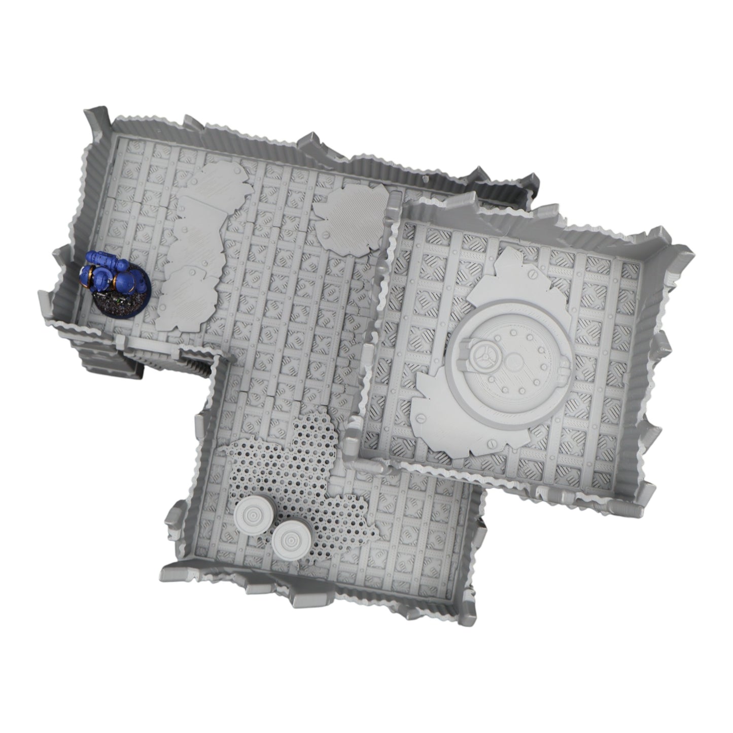 Wargaming 28mm scatter terrain scenery showing 3D-printed item that is compatible with games such as Warhammer 40K, Star Wars Legions, D+D, Dungeons and Dragons, Sci-Fi, Fantasy and other miniature tabletop games. Brand Jawar3d found at www.jawar3d.co.uk.