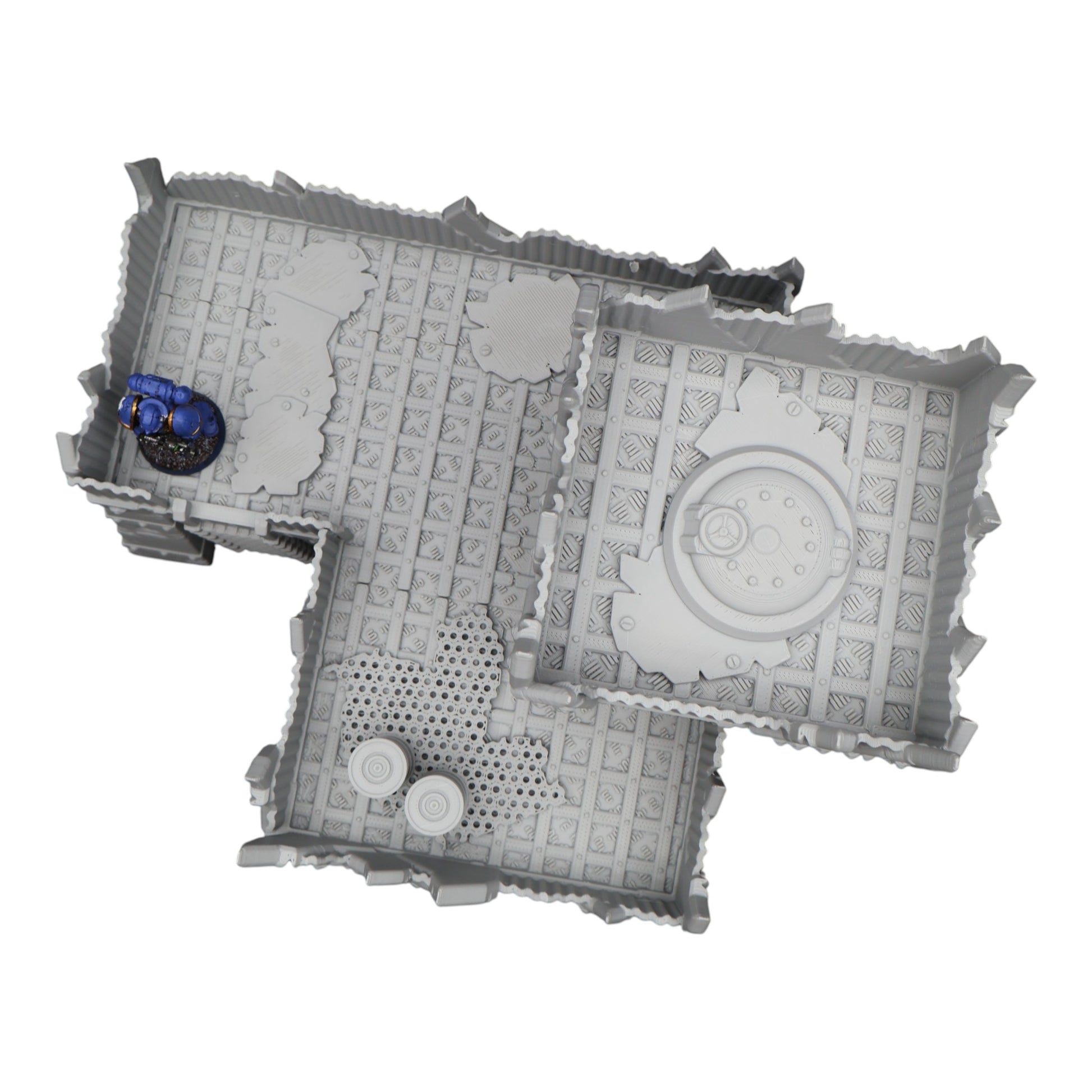 Wargaming 28mm scatter terrain scenery showing 3D-printed item that is compatible with games such as Warhammer 40K, Star Wars Legions, D+D, Dungeons and Dragons, Sci-Fi, Fantasy and other miniature tabletop games. Brand Jawar3d found at www.jawar3d.co.uk.