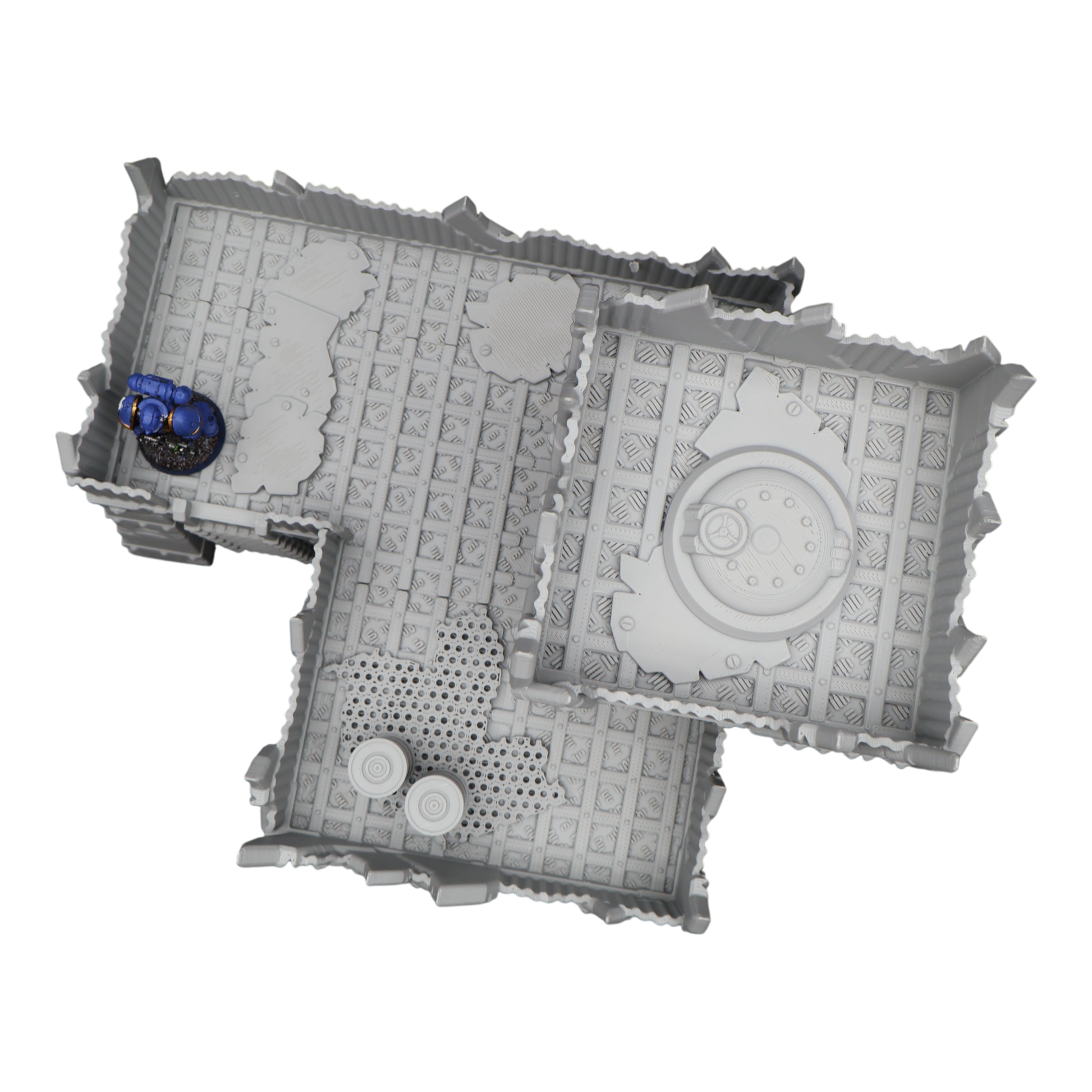 Wargaming 28mm scatter terrain scenery showing 3D-printed item that is compatible with games such as Warhammer 40K, Star Wars Legions, D+D, Dungeons and Dragons, Sci-Fi, Fantasy and other miniature tabletop games. Brand Jawar3d found at www.jawar3d.co.uk.