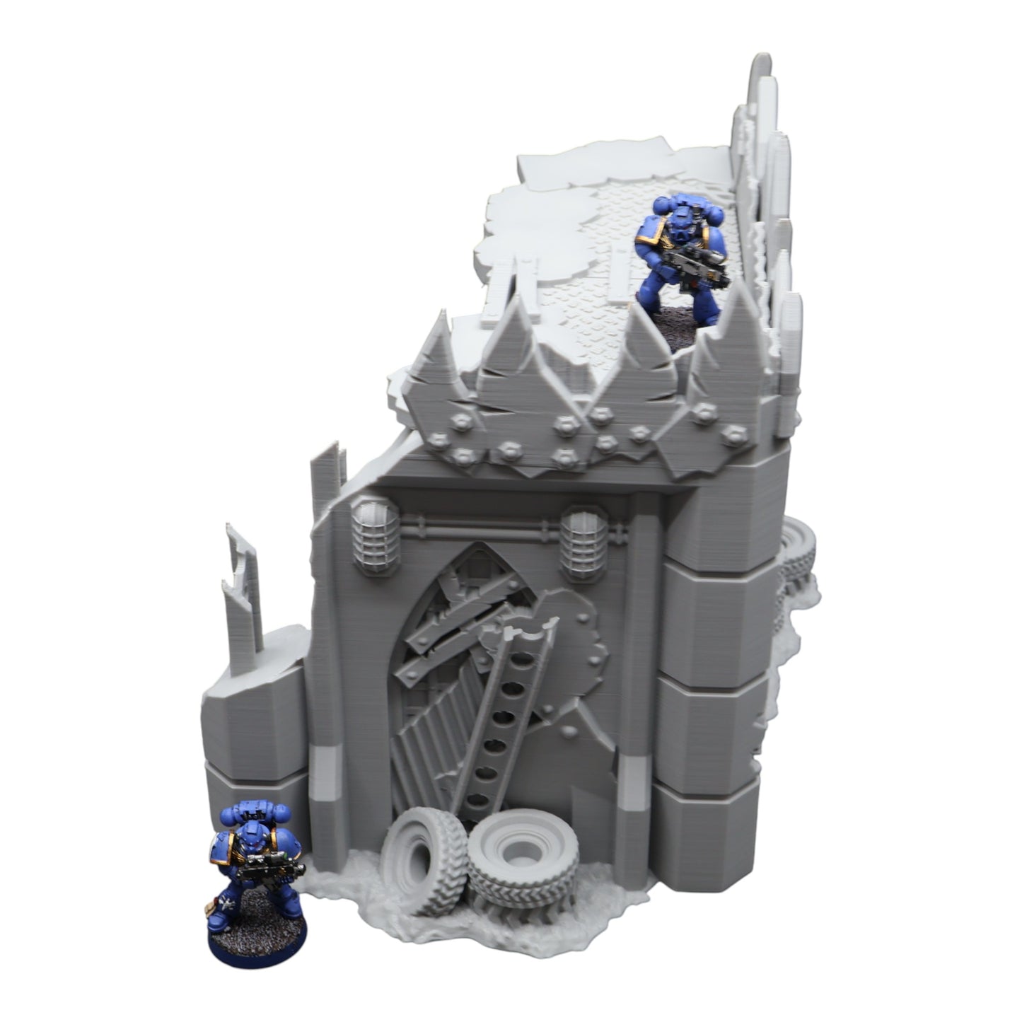 Wargaming 28mm scatter terrain scenery showing 3D-printed item that is compatible with games such as Warhammer 40K, Star Wars Legions, D+D, Dungeons and Dragons, Sci-Fi, Fantasy and other miniature tabletop games. Brand Jawar3d found at www.jawar3d.co.uk.