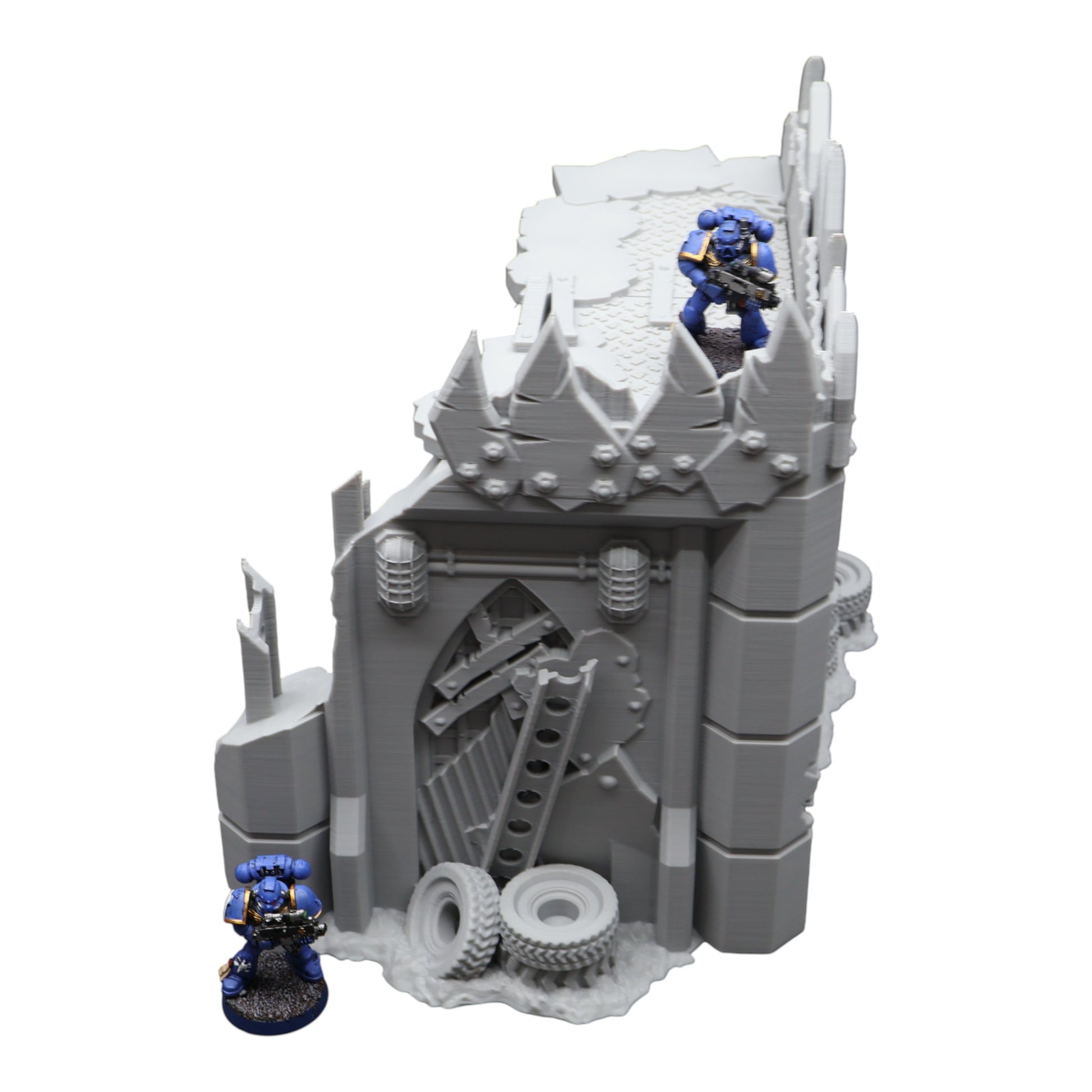 Wargaming 28mm scatter terrain scenery showing 3D-printed item that is compatible with games such as Warhammer 40K, Star Wars Legions, D+D, Dungeons and Dragons, Sci-Fi, Fantasy and other miniature tabletop games. Brand Jawar3d found at www.jawar3d.co.uk.