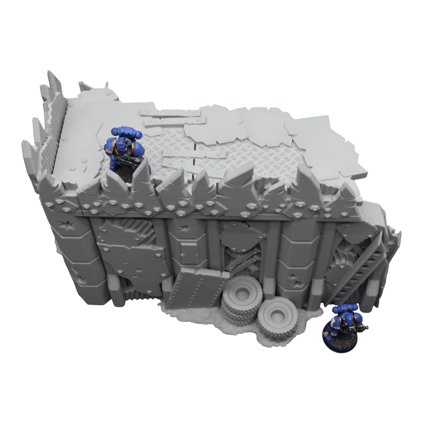 Wargaming 28mm scatter terrain scenery showing 3D-printed item that is compatible with games such as Warhammer 40K, Star Wars Legions, D+D, Dungeons and Dragons, Sci-Fi, Fantasy and other miniature tabletop games. Brand Jawar3d found at www.jawar3d.co.uk.