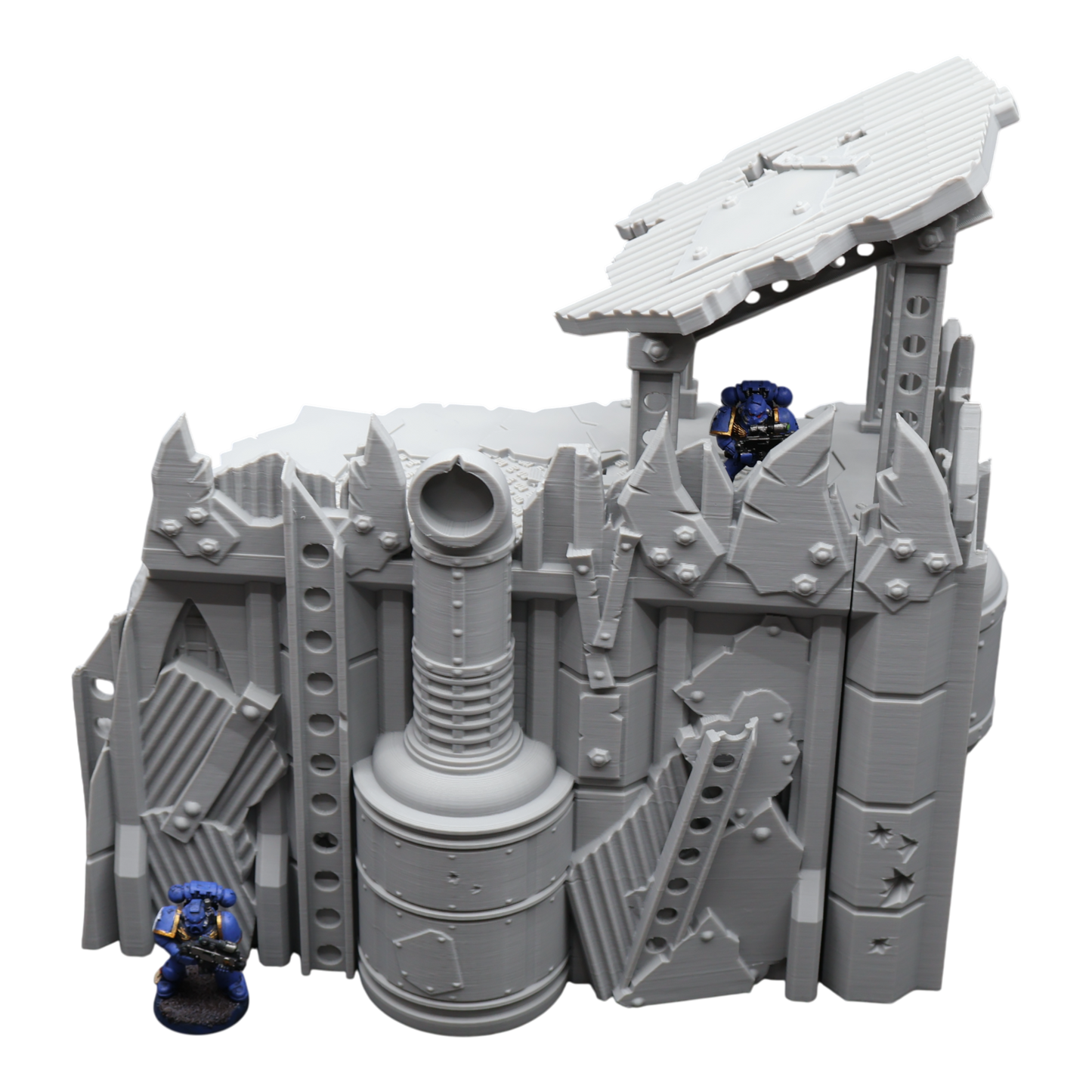 Wargaming 28mm scatter terrain scenery showing 3D-printed item that is compatible with games such as Warhammer 40K, Star Wars Legions, D+D, Dungeons and Dragons, Sci-Fi, Fantasy and other miniature tabletop games. Brand Jawar3d found at www.jawar3d.co.uk.