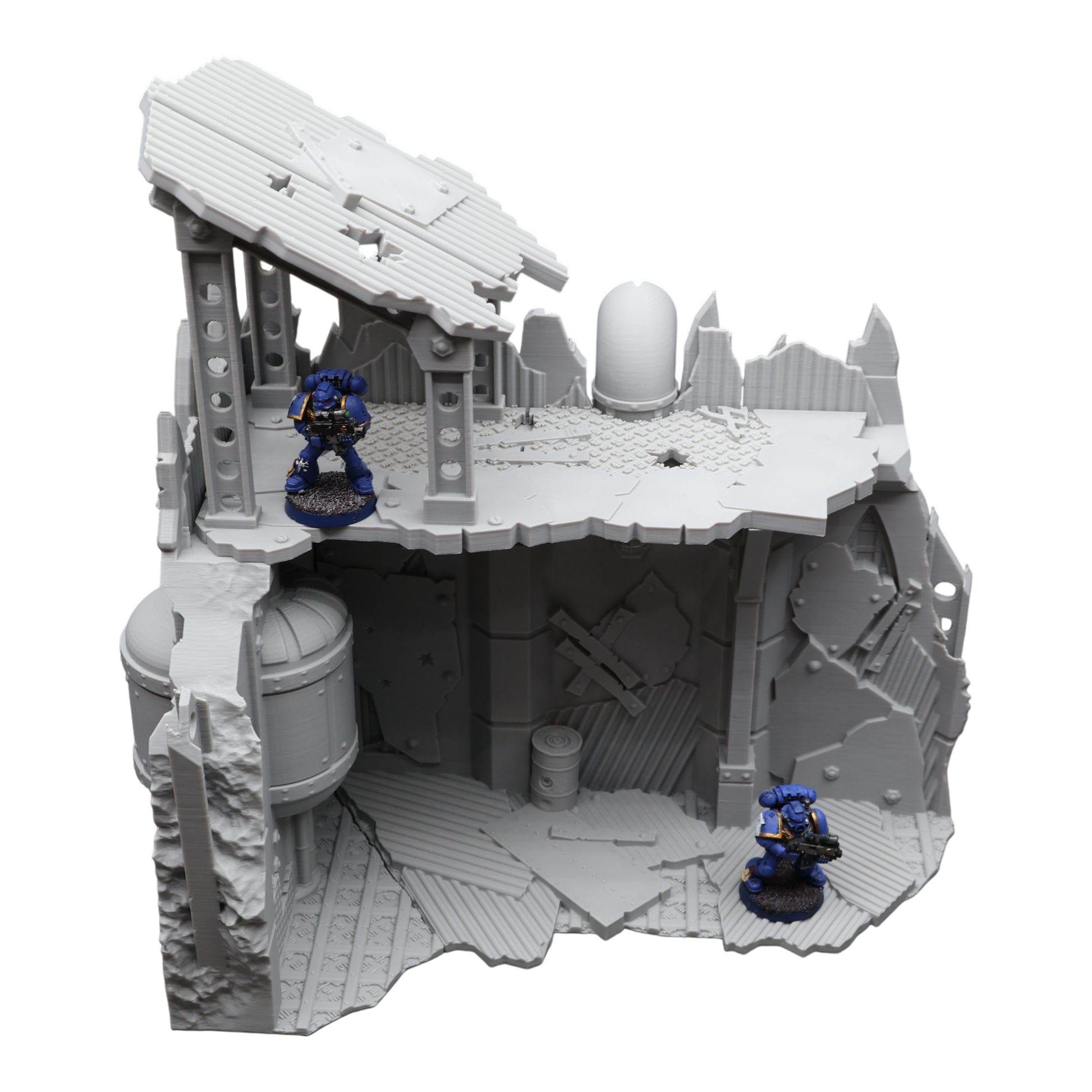 Wargaming 28mm scatter terrain scenery showing 3D-printed item that is compatible with games such as Warhammer 40K, Star Wars Legions, D+D, Dungeons and Dragons, Sci-Fi, Fantasy and other miniature tabletop games. Brand Jawar3d found at www.jawar3d.co.uk.