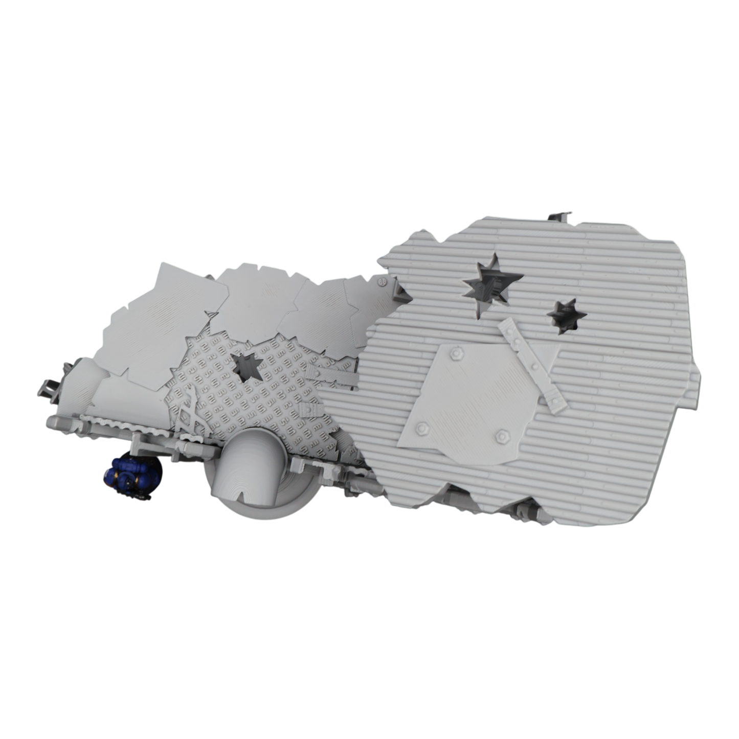 Wargaming 28mm scatter terrain scenery showing 3D-printed item that is compatible with games such as Warhammer 40K, Star Wars Legions, D+D, Dungeons and Dragons, Sci-Fi, Fantasy and other miniature tabletop games. Brand Jawar3d found at www.jawar3d.co.uk.
