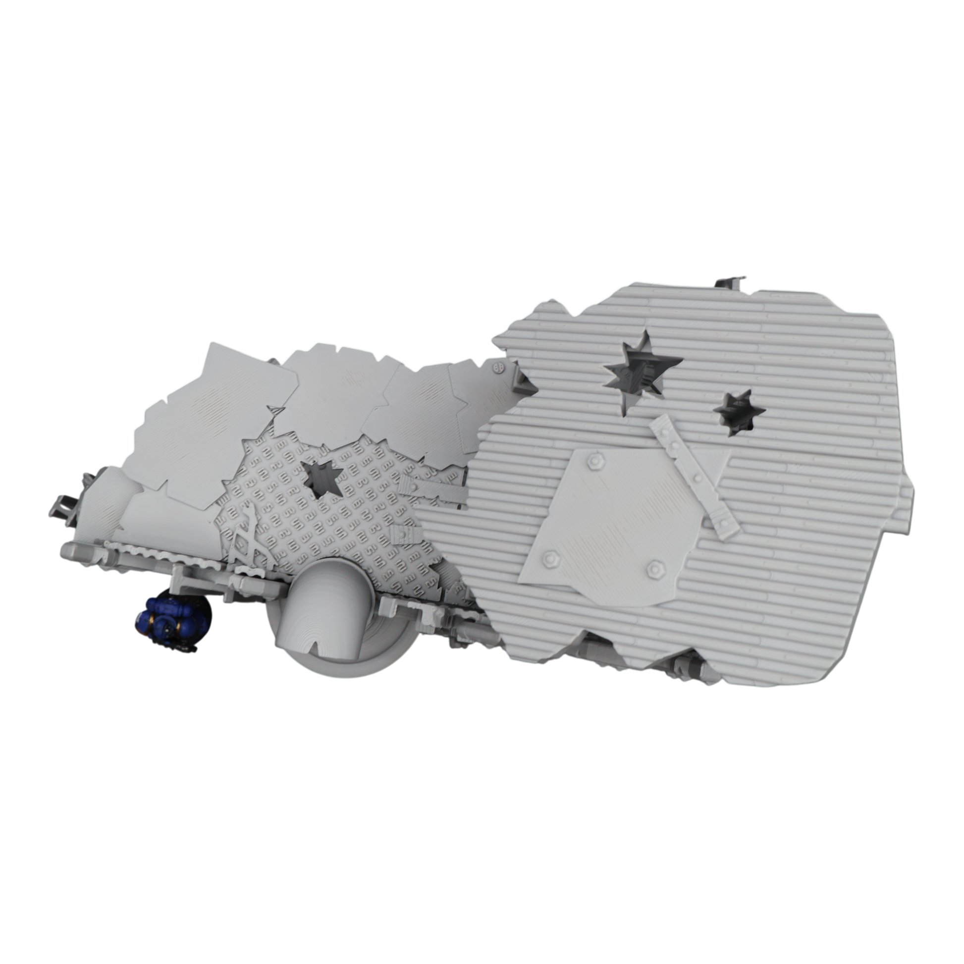 Wargaming 28mm scatter terrain scenery showing 3D-printed item that is compatible with games such as Warhammer 40K, Star Wars Legions, D+D, Dungeons and Dragons, Sci-Fi, Fantasy and other miniature tabletop games. Brand Jawar3d found at www.jawar3d.co.uk.