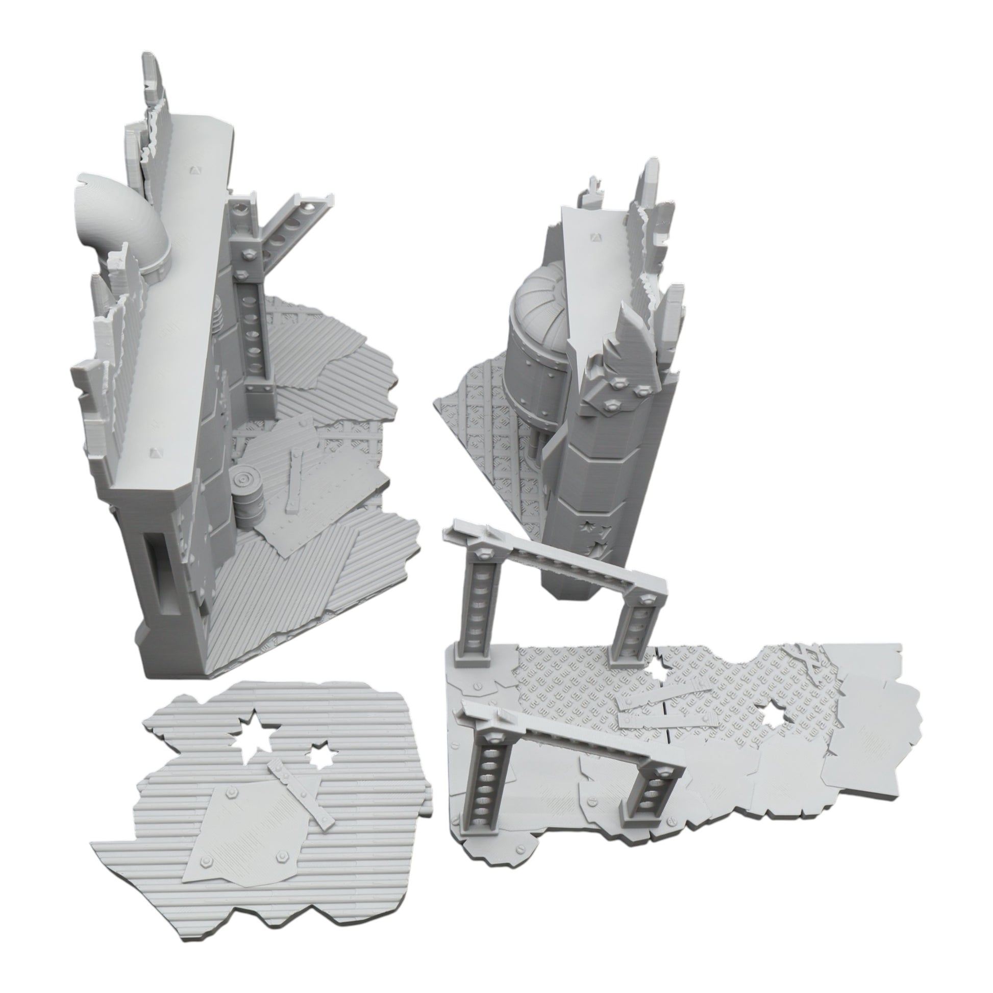 Wargaming 28mm scatter terrain scenery showing 3D-printed item that is compatible with games such as Warhammer 40K, Star Wars Legions, D+D, Dungeons and Dragons, Sci-Fi, Fantasy and other miniature tabletop games. Brand Jawar3d found at www.jawar3d.co.uk.