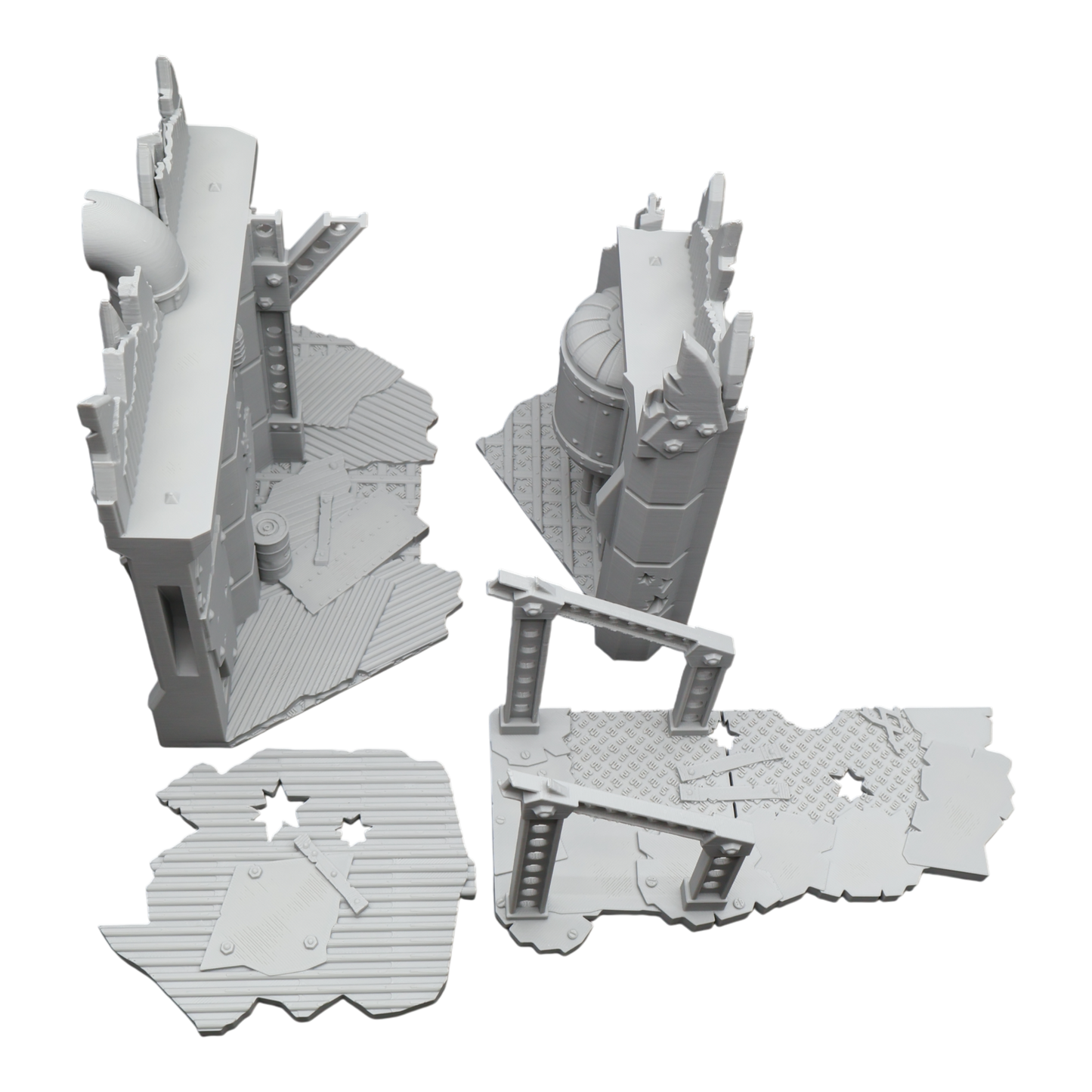 Warpzel Corner #2 - 28mm Wargaming Scatter Terrain Scenery Tabletop Grimdark