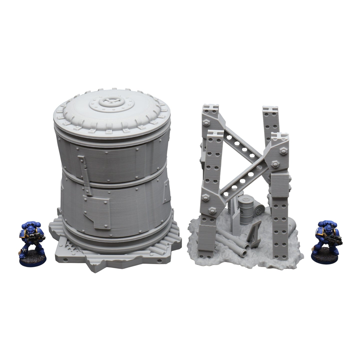 Wargaming 28mm scatter terrain scenery showing 3D-printed item that is compatible with games such as Warhammer 40K, Star Wars Legions, D+D, Dungeons and Dragons, Sci-Fi, Fantasy and other miniature tabletop games. Brand Jawar3d found at www.jawar3d.co.uk.