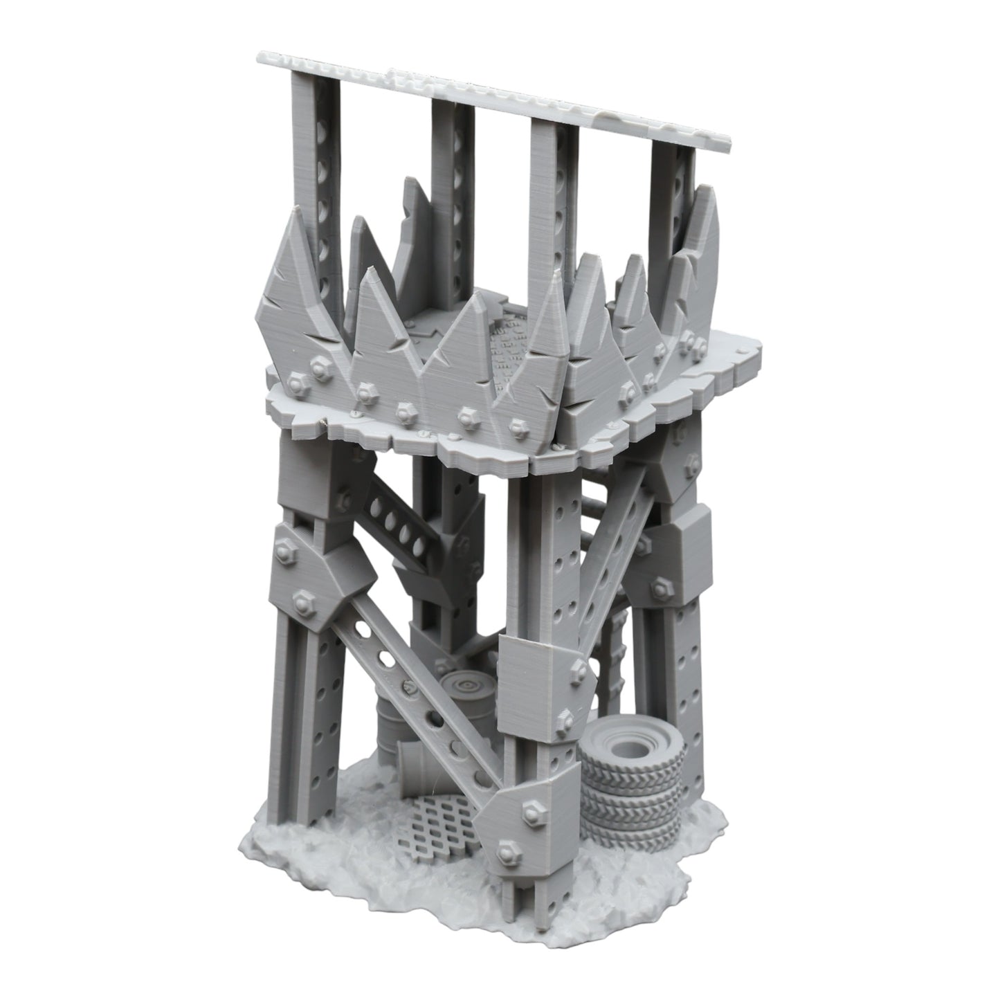 Wargaming 28mm scatter terrain scenery showing 3D-printed item that is compatible with games such as Warhammer 40K, Star Wars Legions, D+D, Dungeons and Dragons, Sci-Fi, Fantasy and other miniature tabletop games. Brand Jawar3d found at www.jawar3d.co.uk.