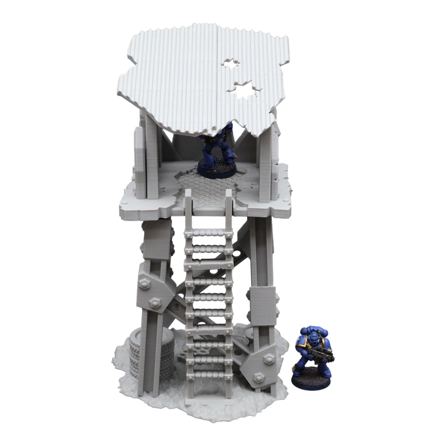 Wargaming 28mm scatter terrain scenery showing 3D-printed item that is compatible with games such as Warhammer 40K, Star Wars Legions, D+D, Dungeons and Dragons, Sci-Fi, Fantasy and other miniature tabletop games. Brand Jawar3d found at www.jawar3d.co.uk.