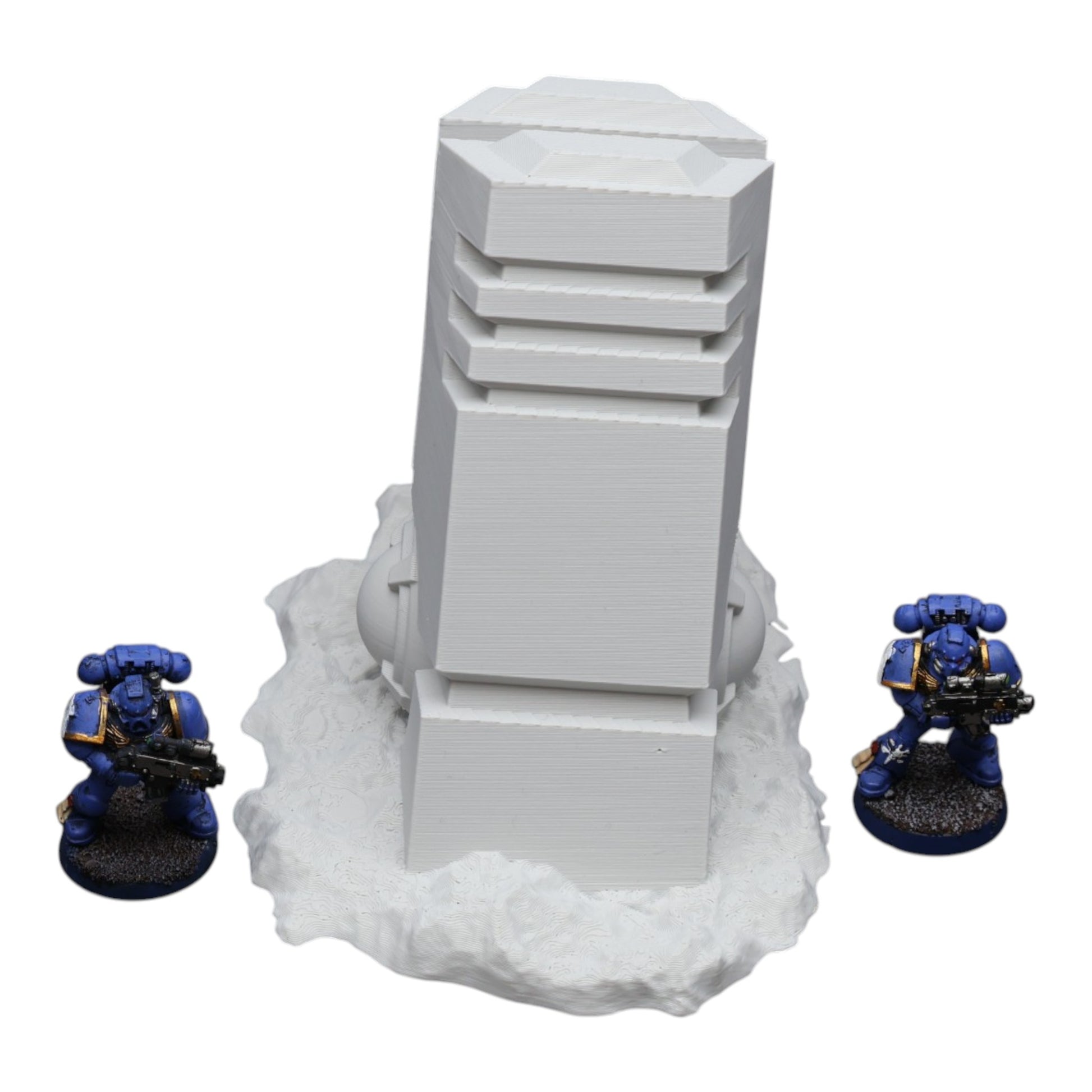 Wargaming 28mm scatter terrain scenery showing 3D-printed item that is compatible with games such as Warhammer 40K, Star Wars Legions, D+D, Dungeons and Dragons, Sci-Fi, Fantasy and other miniature tabletop games. Brand Jawar3d found at www.jawar3d.co.uk.