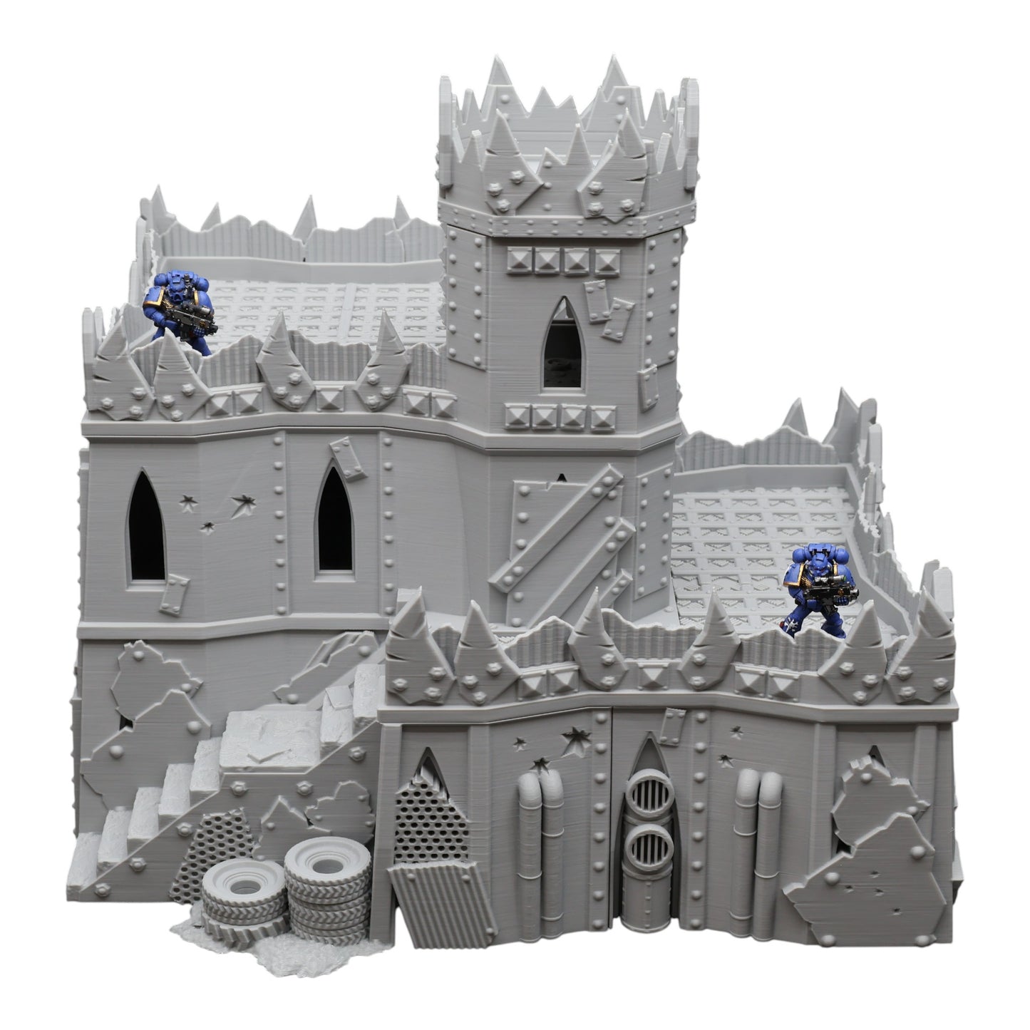 Wargaming 28mm scatter terrain scenery showing 3D-printed item that is compatible with games such as Warhammer 40K, Star Wars Legions, D+D, Dungeons and Dragons, Sci-Fi, Fantasy and other miniature tabletop games. Brand Jawar3d found at www.jawar3d.co.uk.