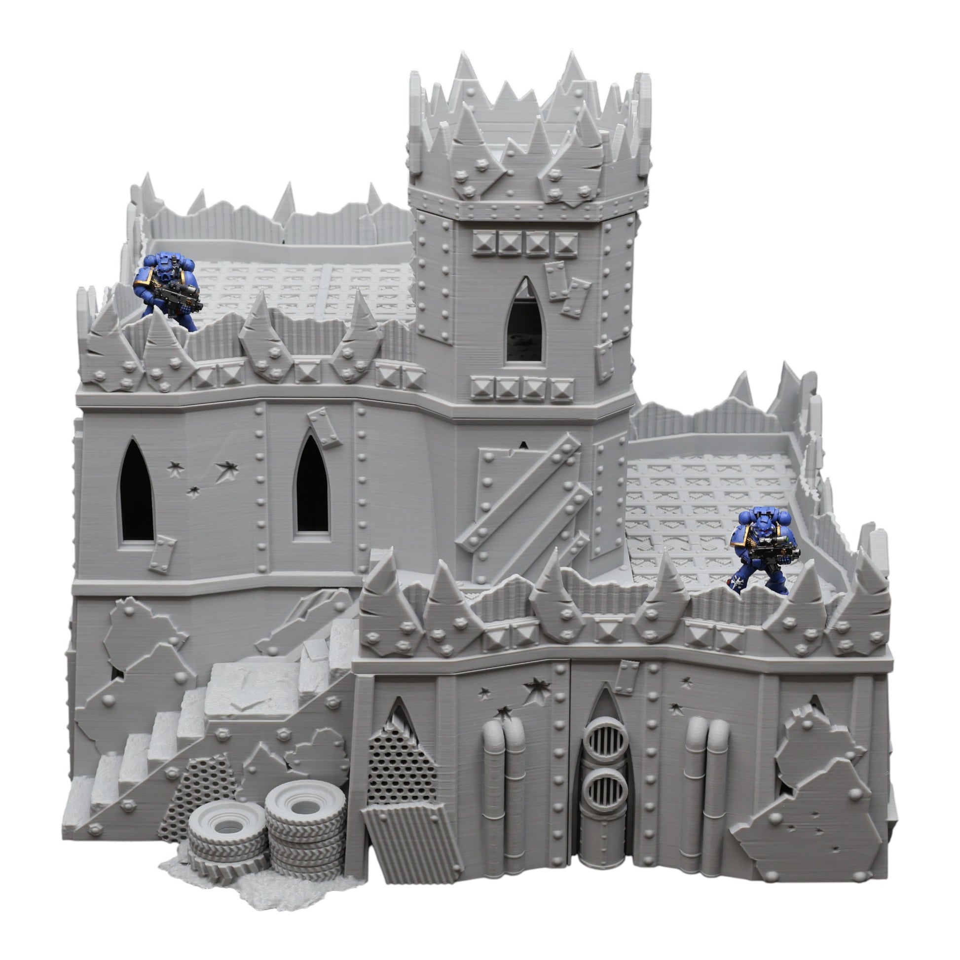 Wargaming 28mm scatter terrain scenery showing 3D-printed item that is compatible with games such as Warhammer 40K, Star Wars Legions, D+D, Dungeons and Dragons, Sci-Fi, Fantasy and other miniature tabletop games. Brand Jawar3d found at www.jawar3d.co.uk.
