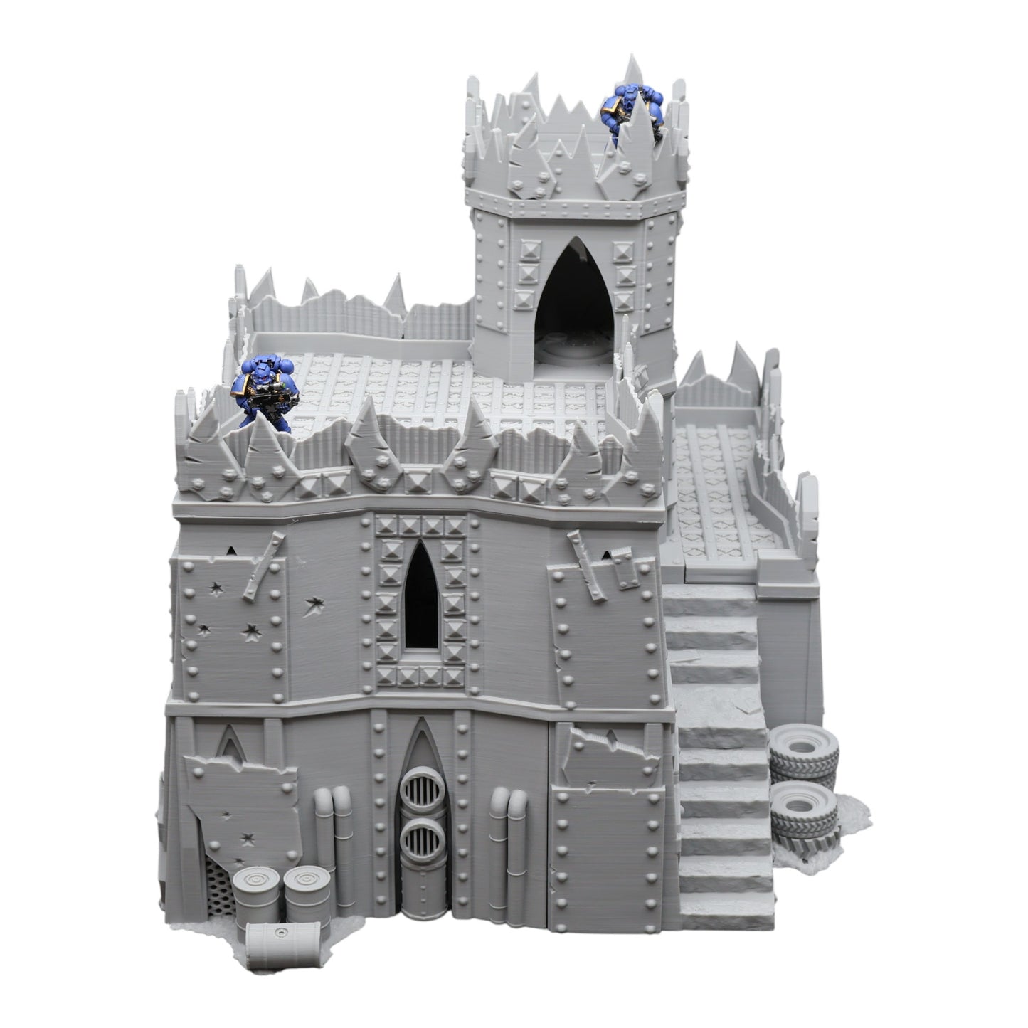 Wargaming 28mm scatter terrain scenery showing 3D-printed item that is compatible with games such as Warhammer 40K, Star Wars Legions, D+D, Dungeons and Dragons, Sci-Fi, Fantasy and other miniature tabletop games. Brand Jawar3d found at www.jawar3d.co.uk.
