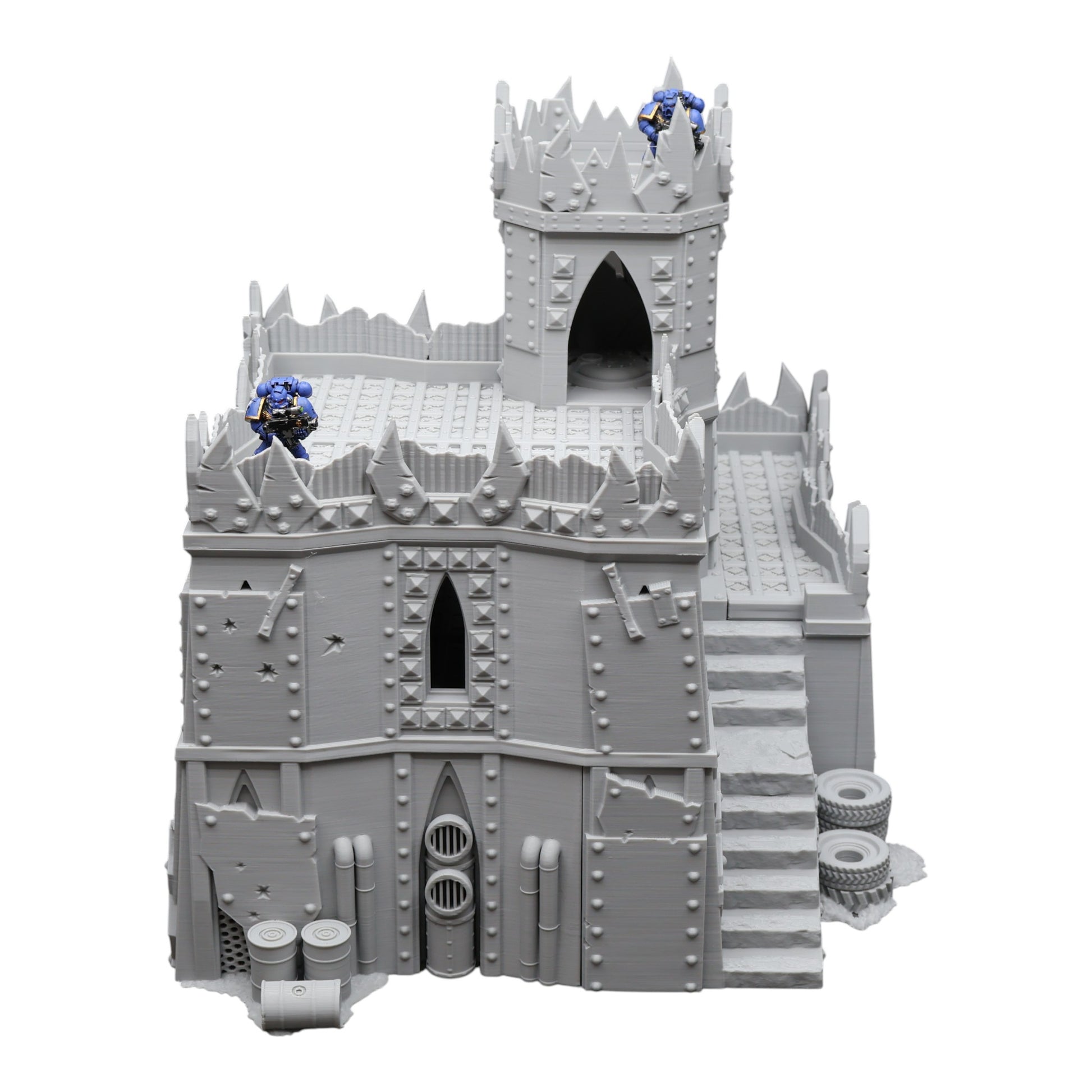 Wargaming 28mm scatter terrain scenery showing 3D-printed item that is compatible with games such as Warhammer 40K, Star Wars Legions, D+D, Dungeons and Dragons, Sci-Fi, Fantasy and other miniature tabletop games. Brand Jawar3d found at www.jawar3d.co.uk.