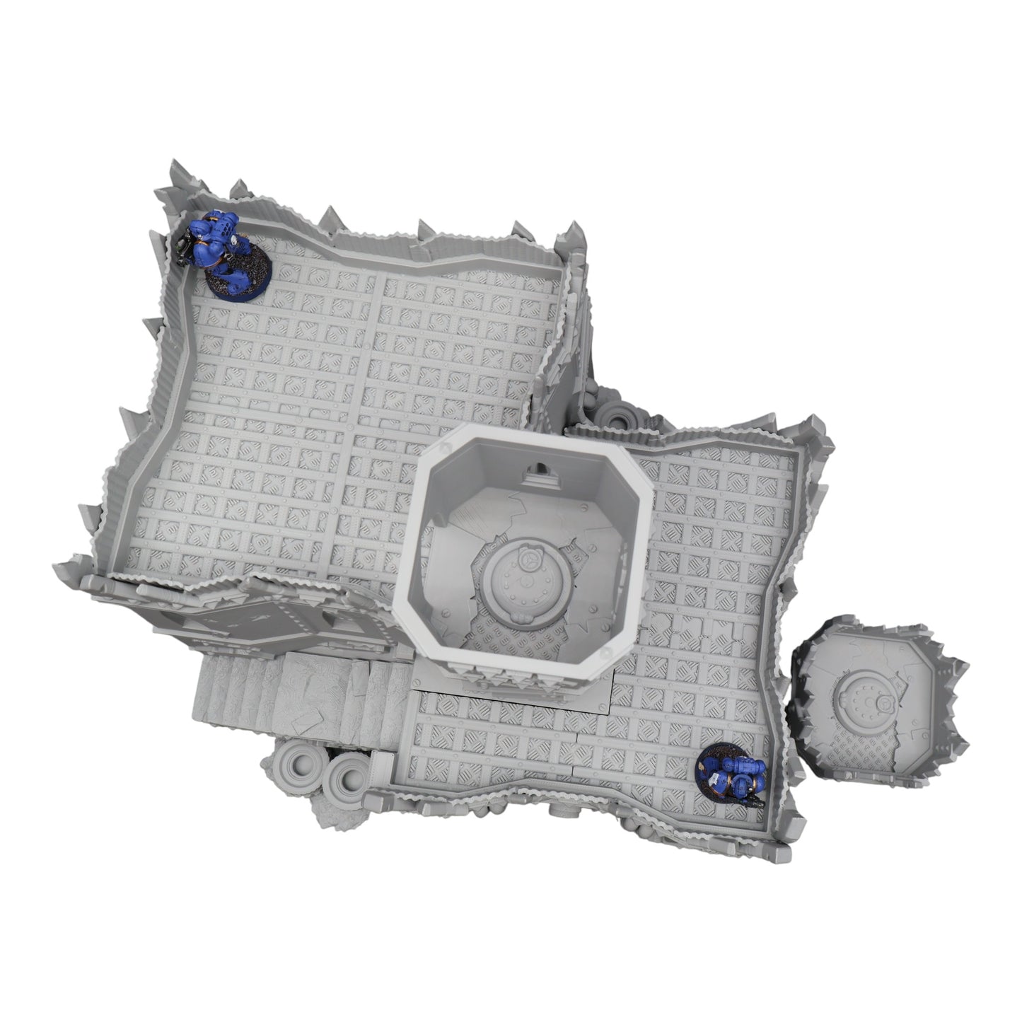 Wargaming 28mm scatter terrain scenery showing 3D-printed item that is compatible with games such as Warhammer 40K, Star Wars Legions, D+D, Dungeons and Dragons, Sci-Fi, Fantasy and other miniature tabletop games. Brand Jawar3d found at www.jawar3d.co.uk.