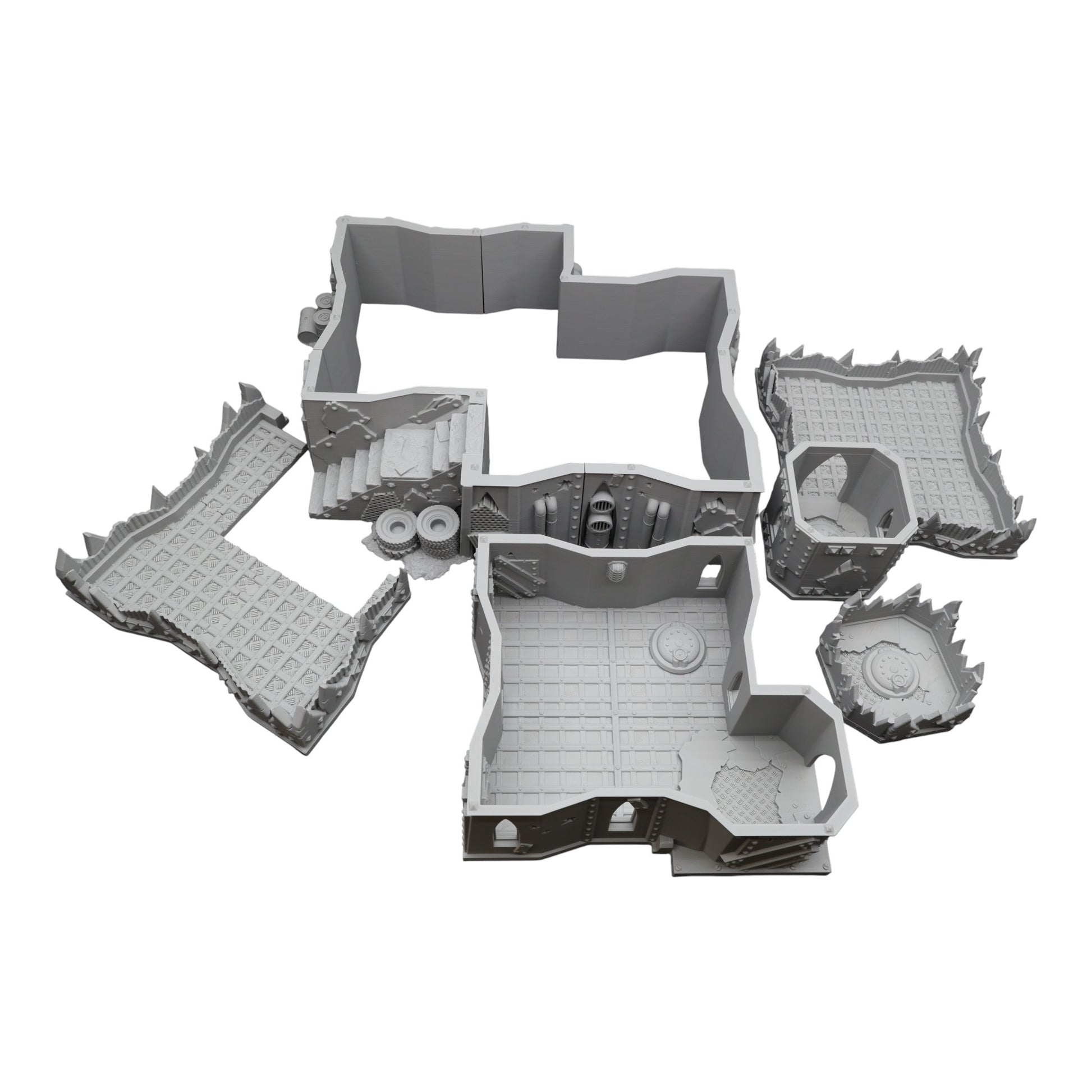 Wargaming 28mm scatter terrain scenery showing 3D-printed item that is compatible with games such as Warhammer 40K, Star Wars Legions, D+D, Dungeons and Dragons, Sci-Fi, Fantasy and other miniature tabletop games. Brand Jawar3d found at www.jawar3d.co.uk.