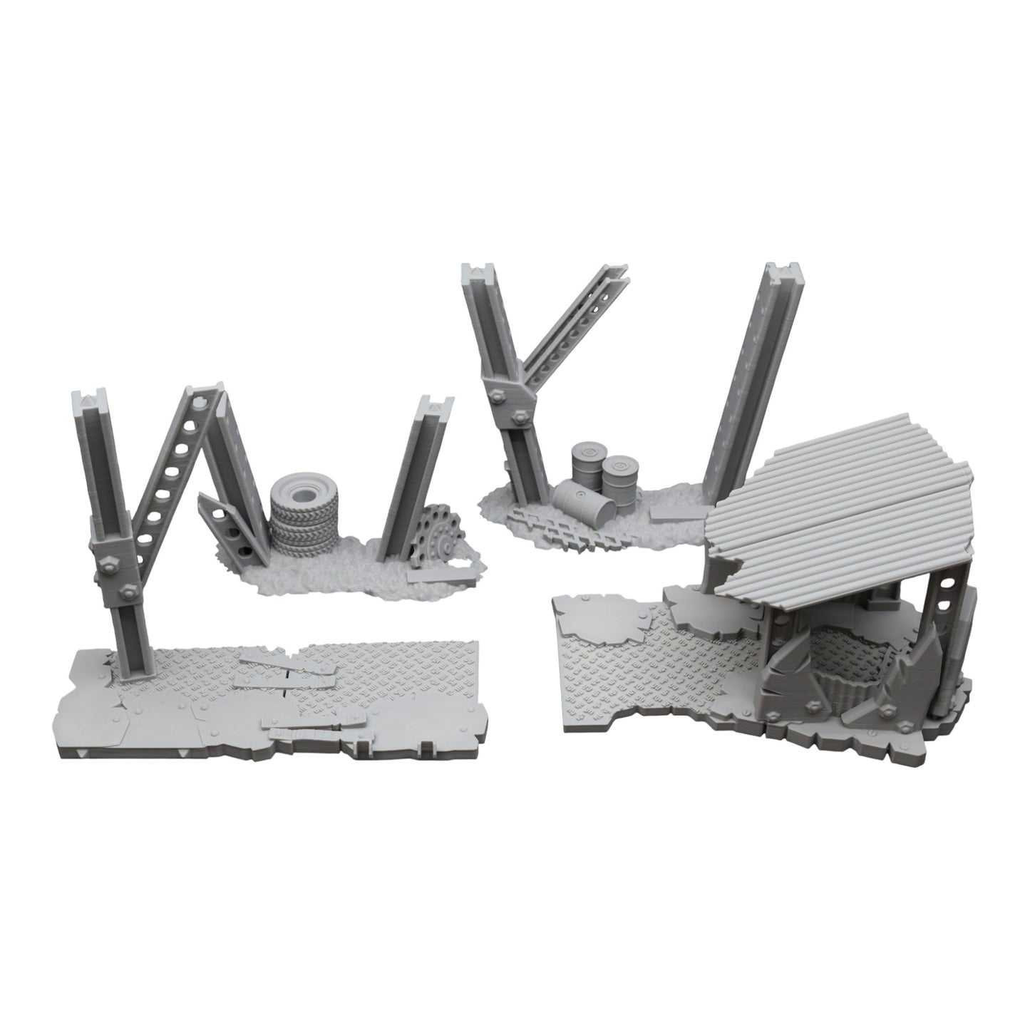 Wargaming 28mm scatter terrain scenery showing 3D-printed item that is compatible with games such as Warhammer 40K, Star Wars Legions, D+D, Dungeons and Dragons, Sci-Fi, Fantasy and other miniature tabletop games. Brand Jawar3d found at www.jawar3d.co.uk.