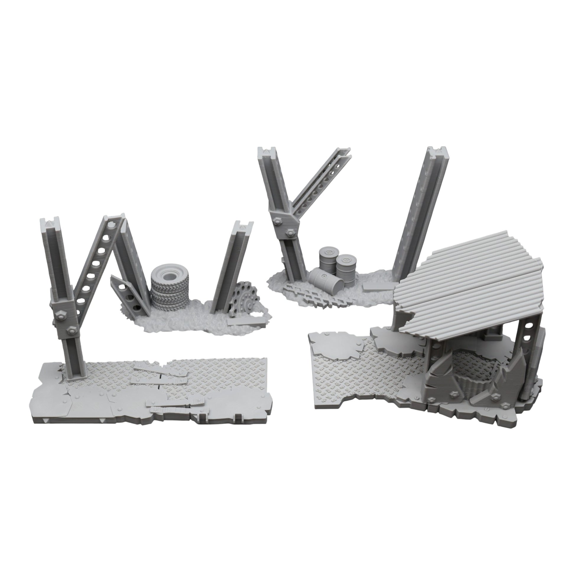 Wargaming 28mm scatter terrain scenery showing 3D-printed item that is compatible with games such as Warhammer 40K, Star Wars Legions, D+D, Dungeons and Dragons, Sci-Fi, Fantasy and other miniature tabletop games. Brand Jawar3d found at www.jawar3d.co.uk.