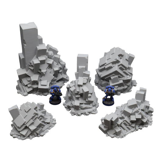 Wargaming 28mm scatter terrain scenery showing 3D-printed item that is compatible with games such as Warhammer 40K, Star Wars Legions, D+D, Dungeons and Dragons, Sci-Fi, Fantasy and other miniature tabletop games. Brand Jawar3d found at www.jawar3d.co.uk.