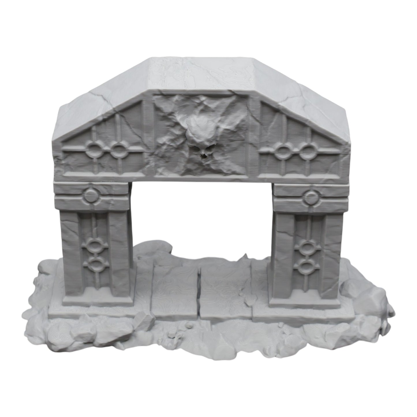 Wargaming 28mm scatter terrain scenery showing 3D-printed item that is compatible with games such as Warhammer 40K, Star Wars Legions, D+D, Dungeons and Dragons, Sci-Fi, Fantasy and other miniature tabletop games. Brand Jawar3d found at www.jawar3d.co.uk.