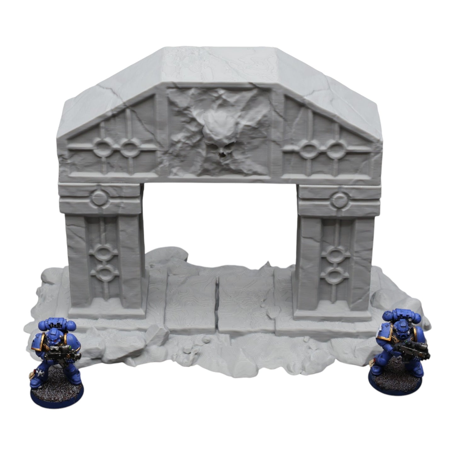 Wargaming 28mm scatter terrain scenery showing 3D-printed item that is compatible with games such as Warhammer 40K, Star Wars Legions, D+D, Dungeons and Dragons, Sci-Fi, Fantasy and other miniature tabletop games. Brand Jawar3d found at www.jawar3d.co.uk.