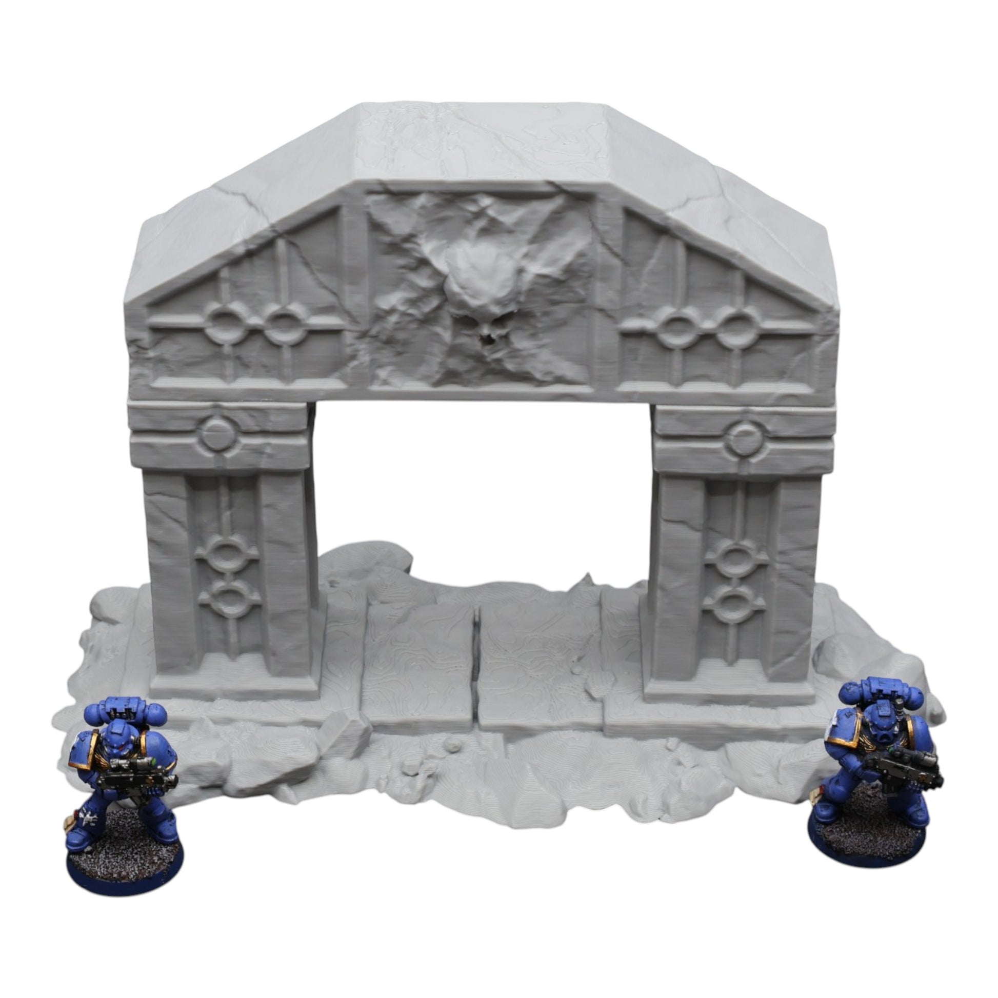 Wargaming 28mm scatter terrain scenery showing 3D-printed item that is compatible with games such as Warhammer 40K, Star Wars Legions, D+D, Dungeons and Dragons, Sci-Fi, Fantasy and other miniature tabletop games. Brand Jawar3d found at www.jawar3d.co.uk.