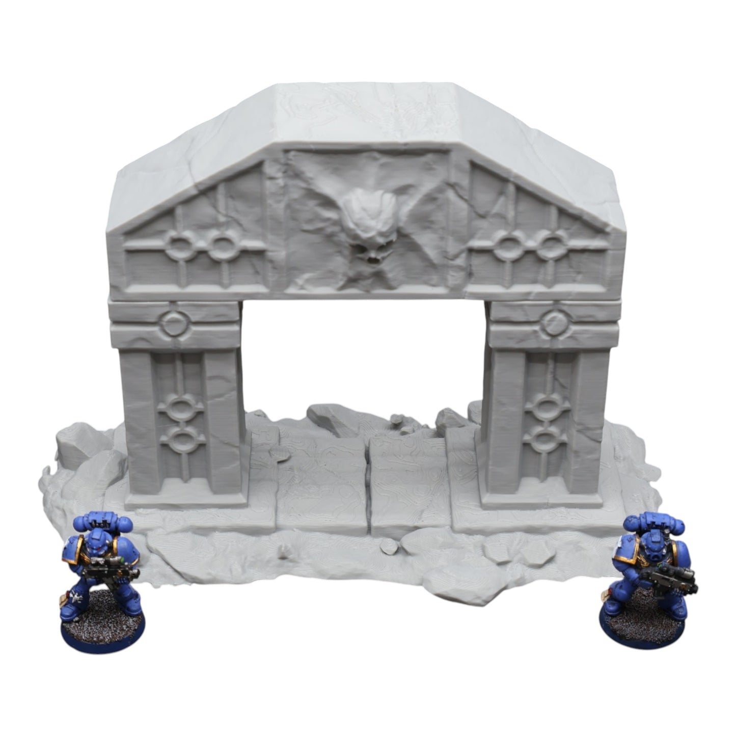 Wargaming 28mm scatter terrain scenery showing 3D-printed item that is compatible with games such as Warhammer 40K, Star Wars Legions, D+D, Dungeons and Dragons, Sci-Fi, Fantasy and other miniature tabletop games. Brand Jawar3d found at www.jawar3d.co.uk.