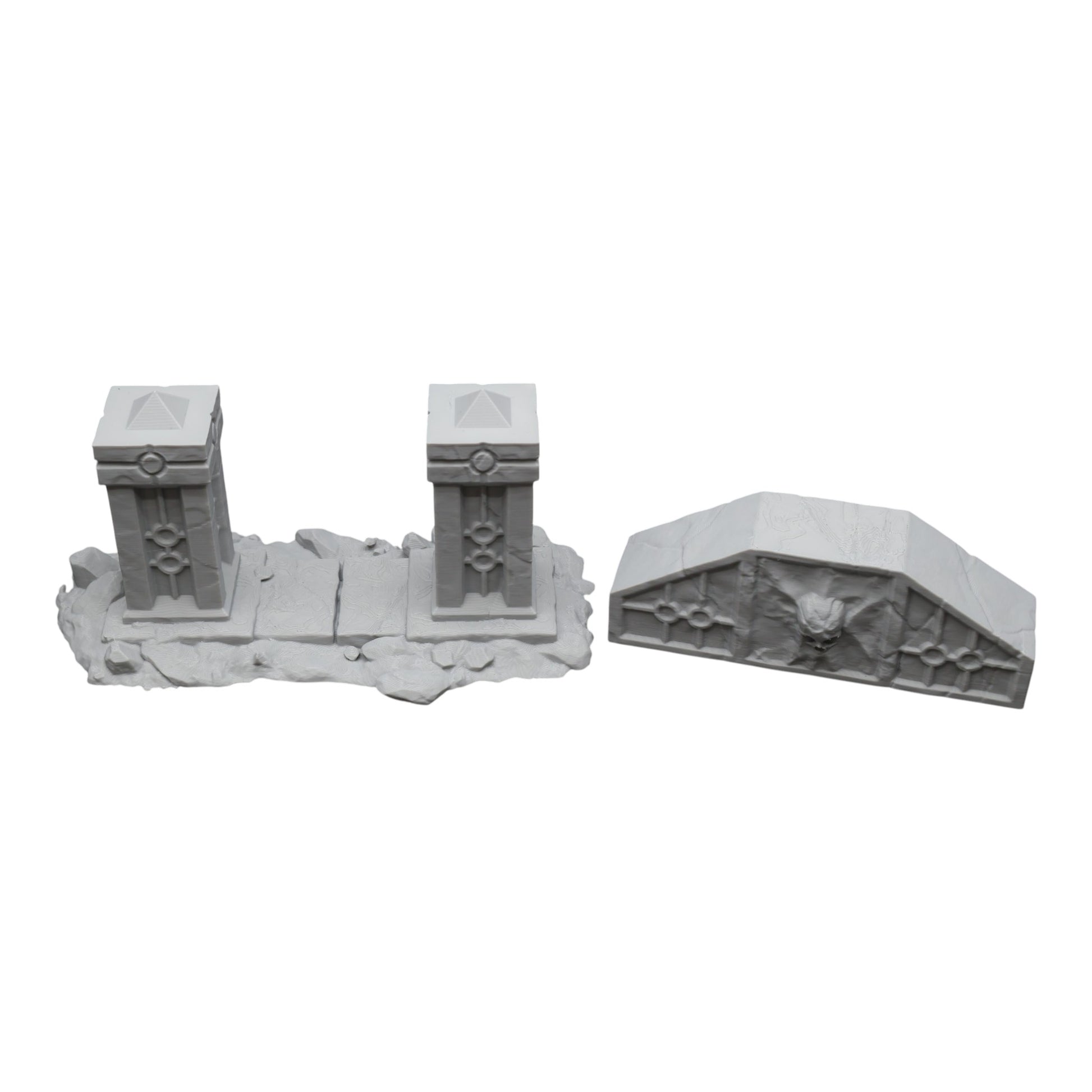 Wargaming 28mm scatter terrain scenery showing 3D-printed item that is compatible with games such as Warhammer 40K, Star Wars Legions, D+D, Dungeons and Dragons, Sci-Fi, Fantasy and other miniature tabletop games. Brand Jawar3d found at www.jawar3d.co.uk.