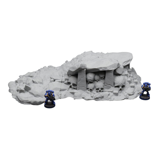 Wargaming 28mm scatter terrain scenery showing 3D-printed item that is compatible with games such as Warhammer 40K, Star Wars Legions, D+D, Dungeons and Dragons, Sci-Fi, Fantasy and other miniature tabletop games. Brand Jawar3d found at www.jawar3d.co.uk.