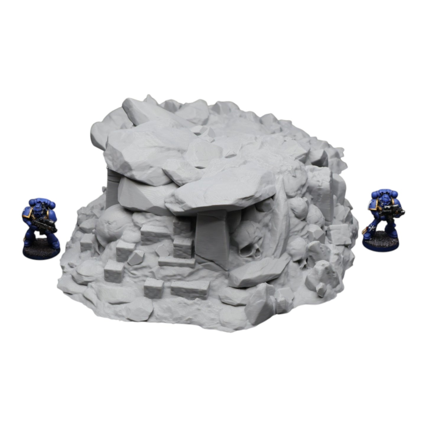 Wargaming 28mm scatter terrain scenery showing 3D-printed item that is compatible with games such as Warhammer 40K, Star Wars Legions, D+D, Dungeons and Dragons, Sci-Fi, Fantasy and other miniature tabletop games. Brand Jawar3d found at www.jawar3d.co.uk.
