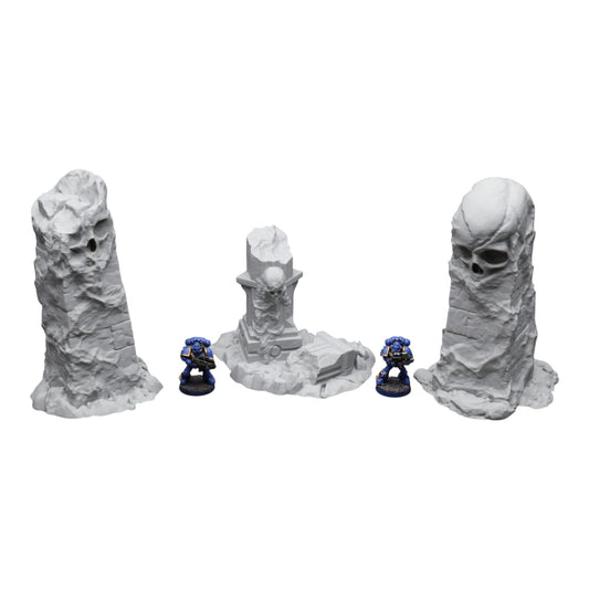 Wargaming 28mm scatter terrain scenery showing 3D-printed item that is compatible with games such as Warhammer 40K, Star Wars Legions, D+D, Dungeons and Dragons, Sci-Fi, Fantasy and other miniature tabletop games. Brand Jawar3d found at www.jawar3d.co.uk.