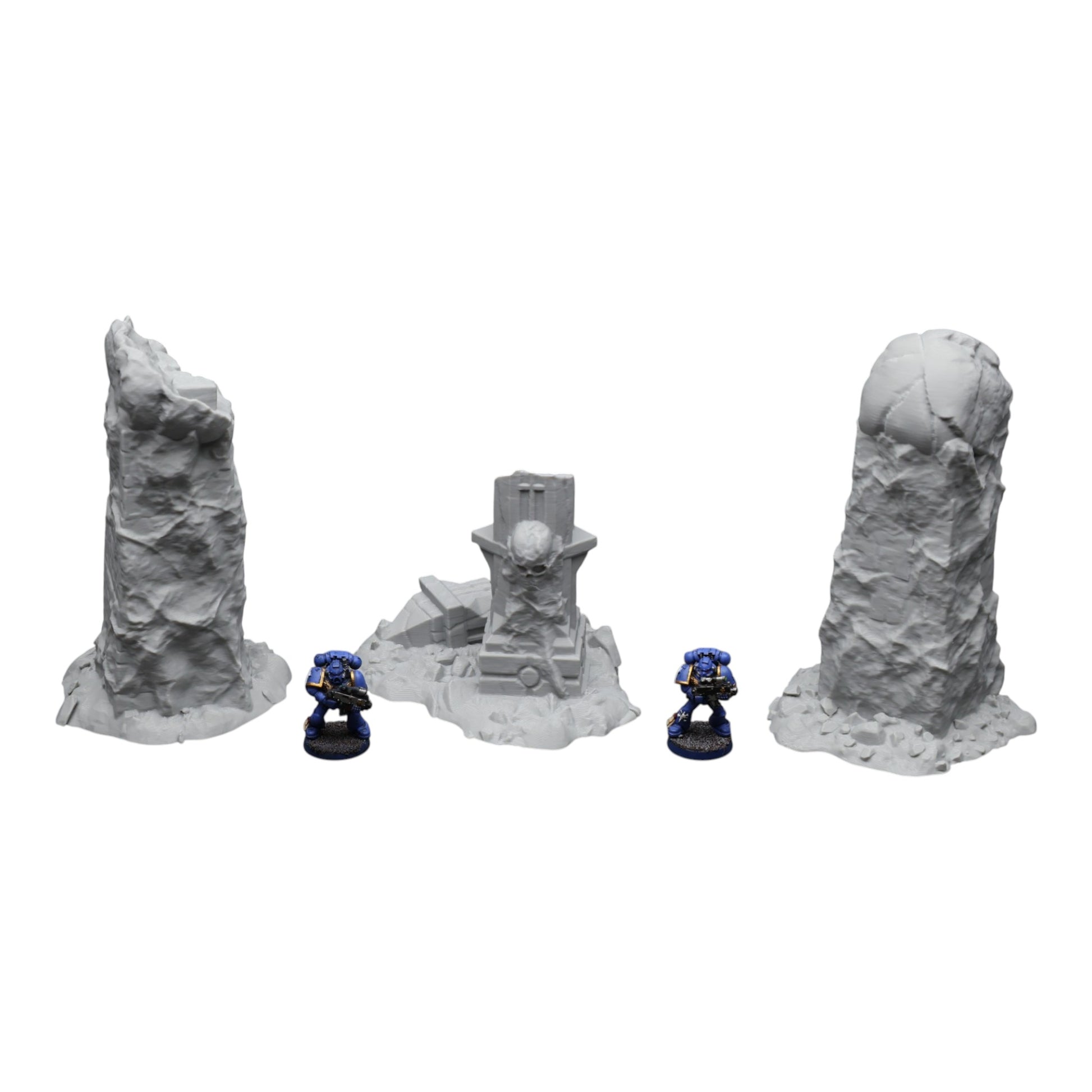 Wargaming 28mm scatter terrain scenery showing 3D-printed item that is compatible with games such as Warhammer 40K, Star Wars Legions, D+D, Dungeons and Dragons, Sci-Fi, Fantasy and other miniature tabletop games. Brand Jawar3d found at www.jawar3d.co.uk.