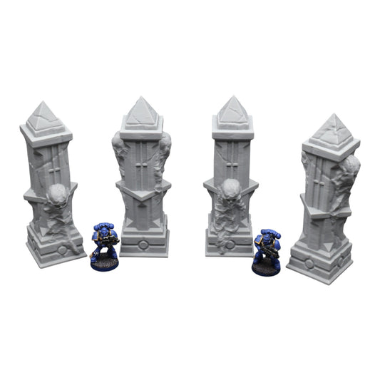 Wargaming 28mm scatter terrain scenery showing 3D-printed item that is compatible with games such as Warhammer 40K, Star Wars Legions, D+D, Dungeons and Dragons, Sci-Fi, Fantasy and other miniature tabletop games. Brand Jawar3d found at www.jawar3d.co.uk.