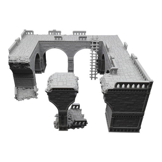 Wargaming 28mm scatter terrain scenery showing 3D-printed item that is compatible with games such as Warhammer 40K, Star Wars Legions, D+D, Dungeons and Dragons, Sci-Fi, Fantasy and other miniature tabletop games. Brand Jawar3d found at www.jawar3d.co.uk.