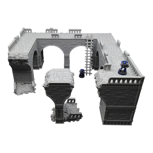 Wargaming 28mm scatter terrain scenery showing 3D-printed item that is compatible with games such as Warhammer 40K, Star Wars Legions, D+D, Dungeons and Dragons, Sci-Fi, Fantasy and other miniature tabletop games. Brand Jawar3d found at www.jawar3d.co.uk.
